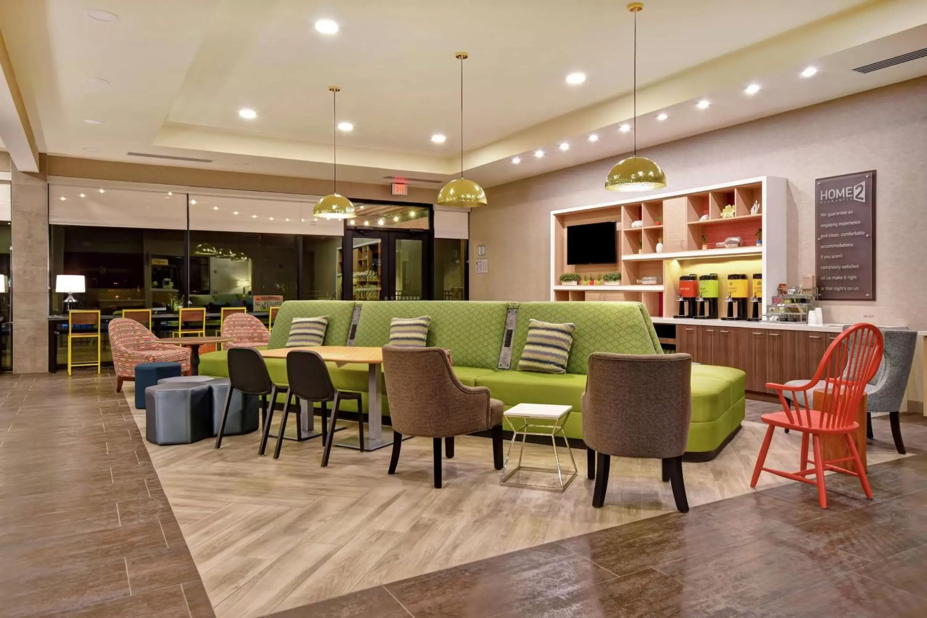 Lobby or reception, Restaurant/Places to Eat in Home2 Suites By Hilton Jekyll Island