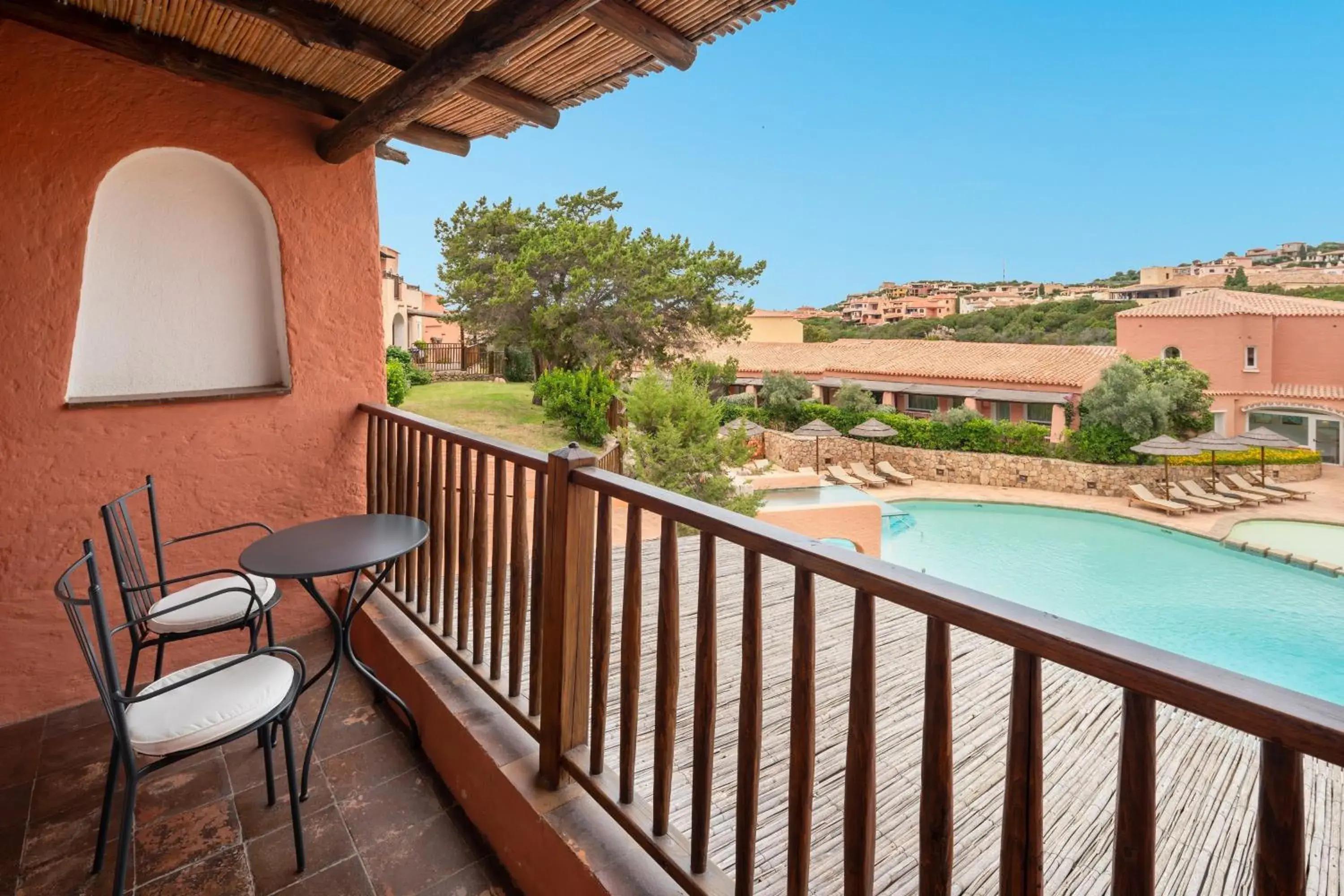 Swimming pool, Balcony/Terrace in Cervo Hotel, Costa Smeralda Resort