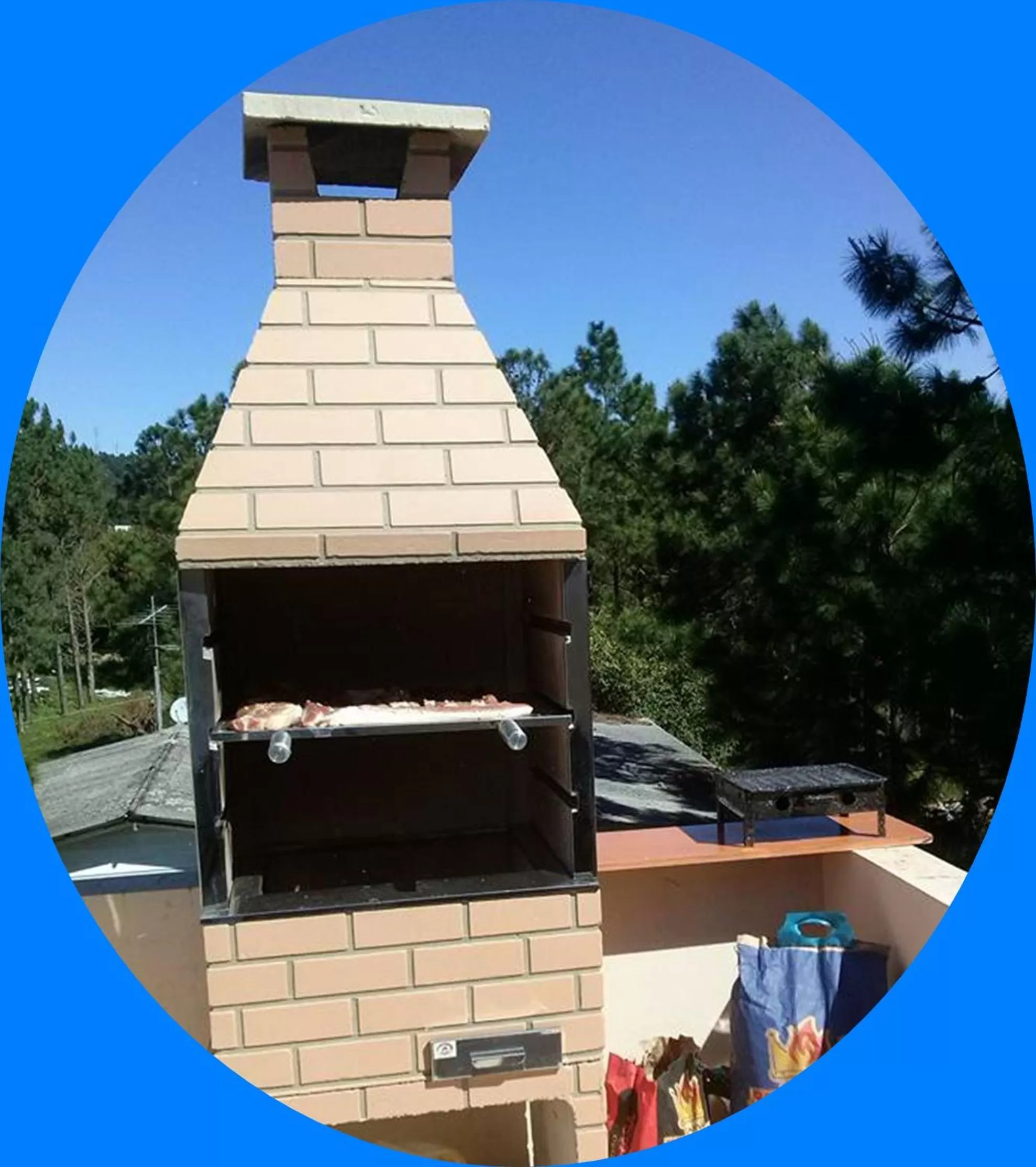 BBQ facilities in Pousada Ilha Margarita