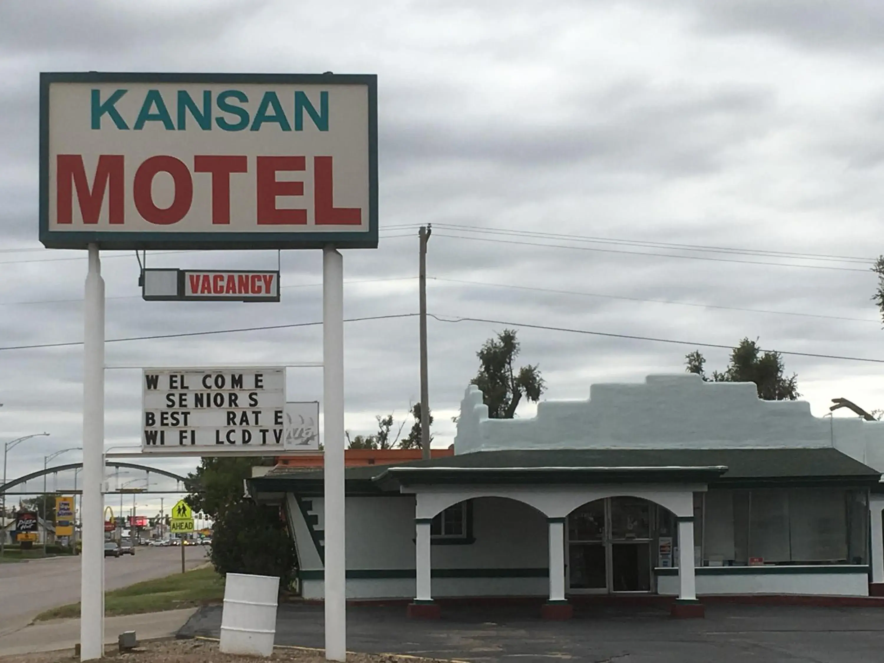 Property logo or sign in Kansan Motel