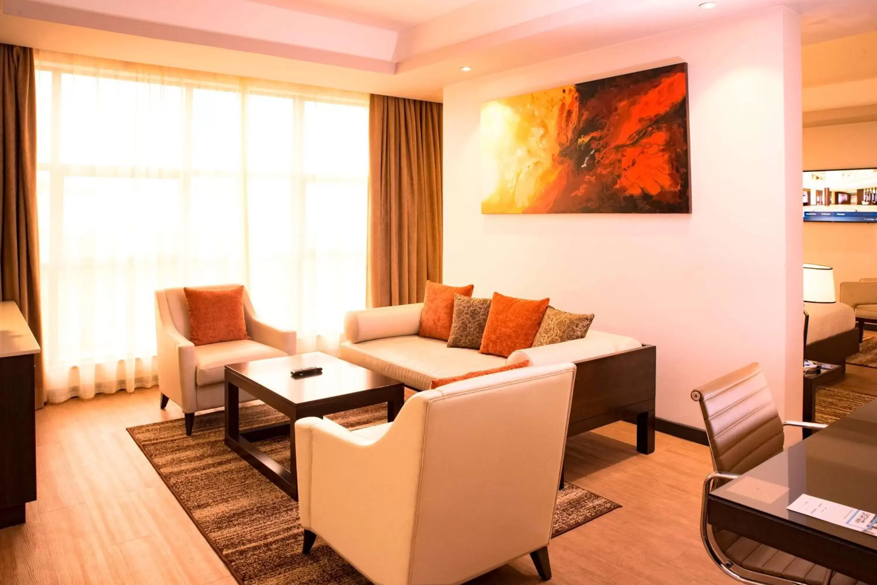 Living room, Seating Area in DoubleTree by Hilton Nairobi