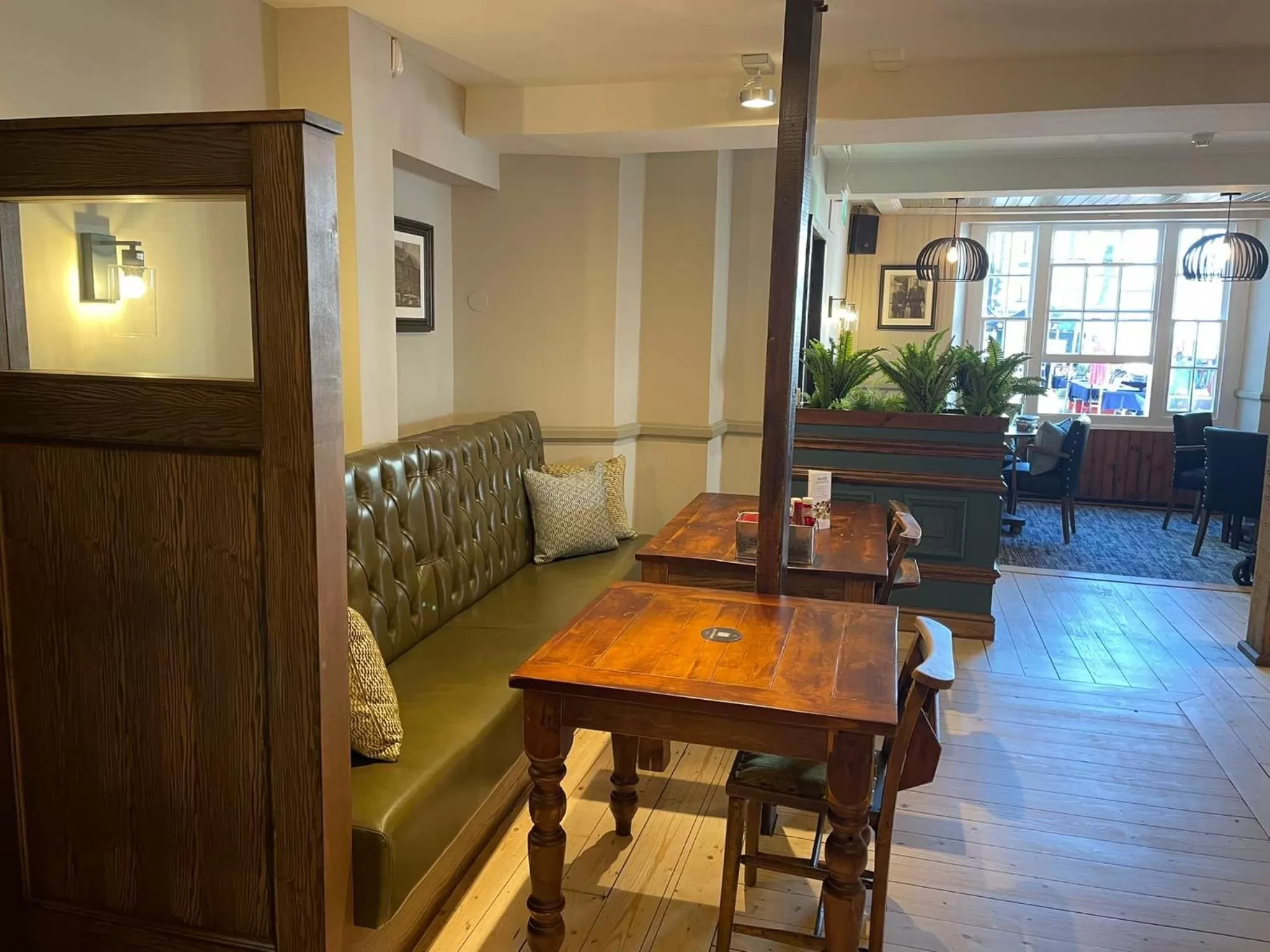 Dining area in Punch House Monmouth