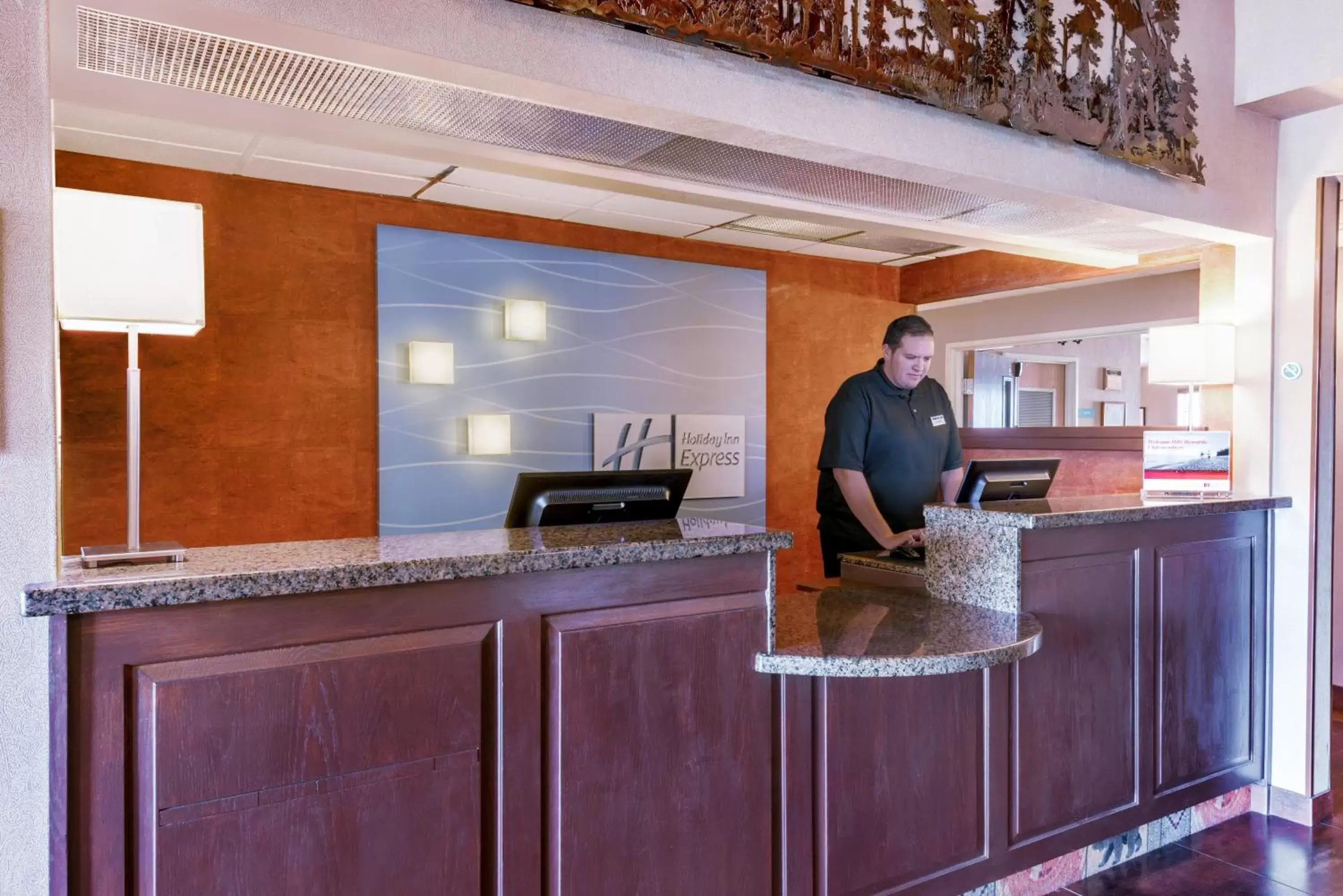 Property building, Lobby/Reception in Holiday Inn Express Hotel & Suites Raton, an IHG Hotel