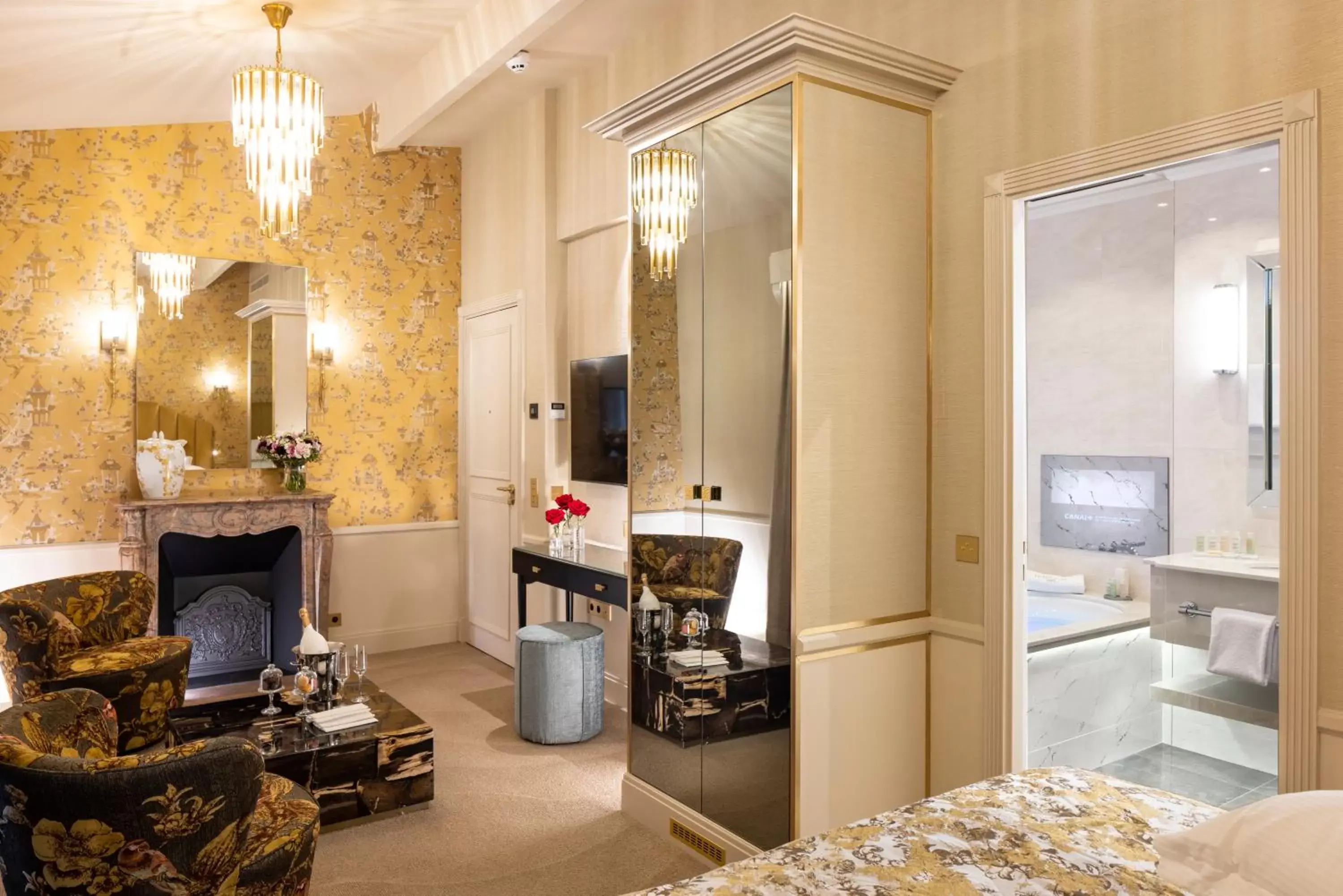 Living room in Manolita Paris Living room in Manolita Paris