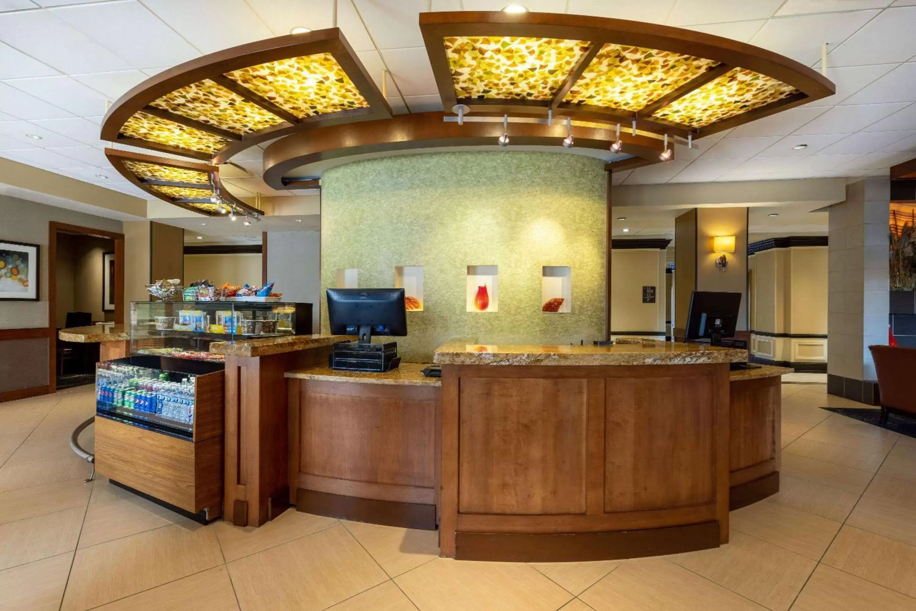 Lobby or reception, Lobby/Reception in Wyndham Garden Kansas City Airport