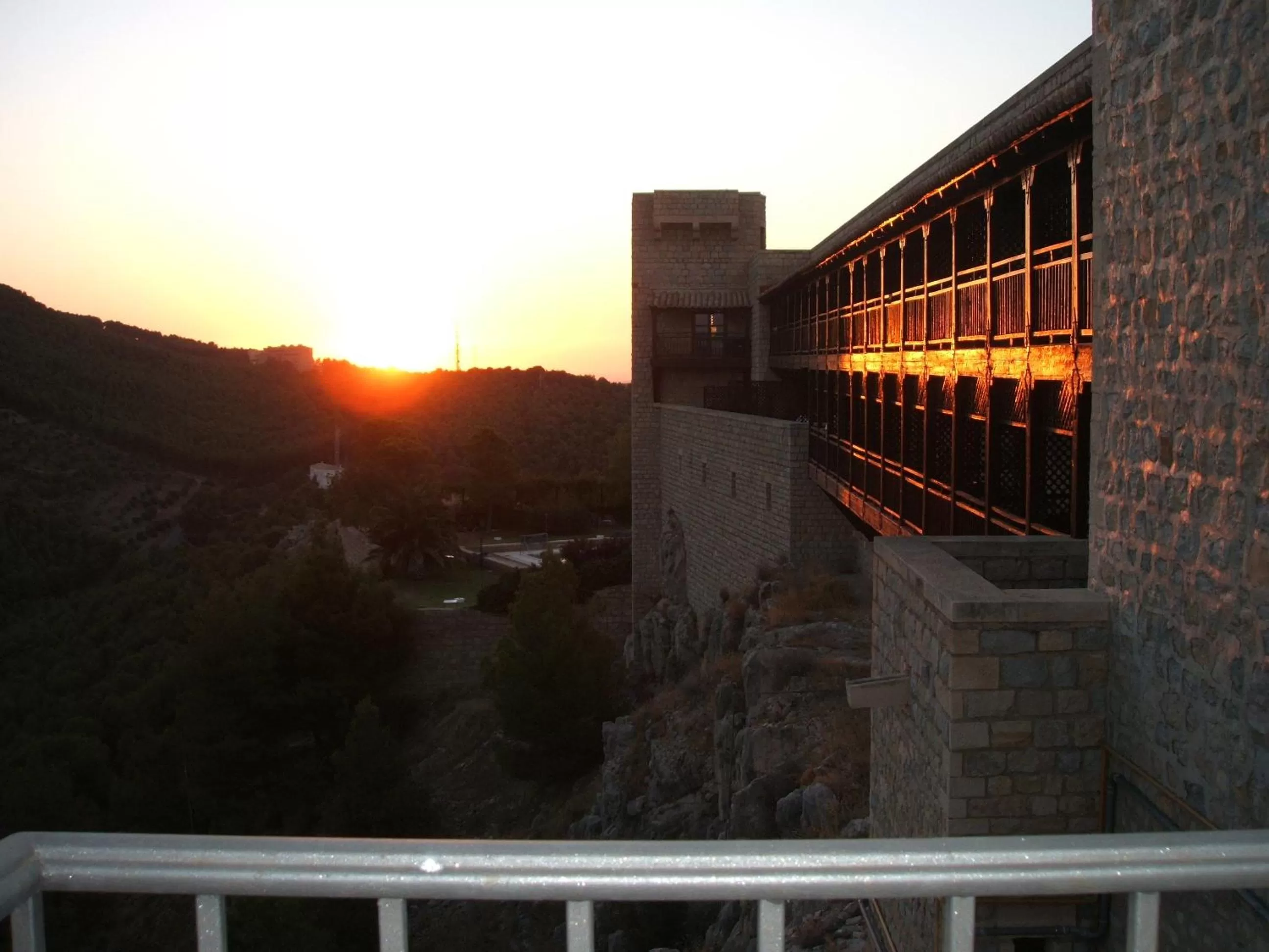 Sunset in Parador de Jaén