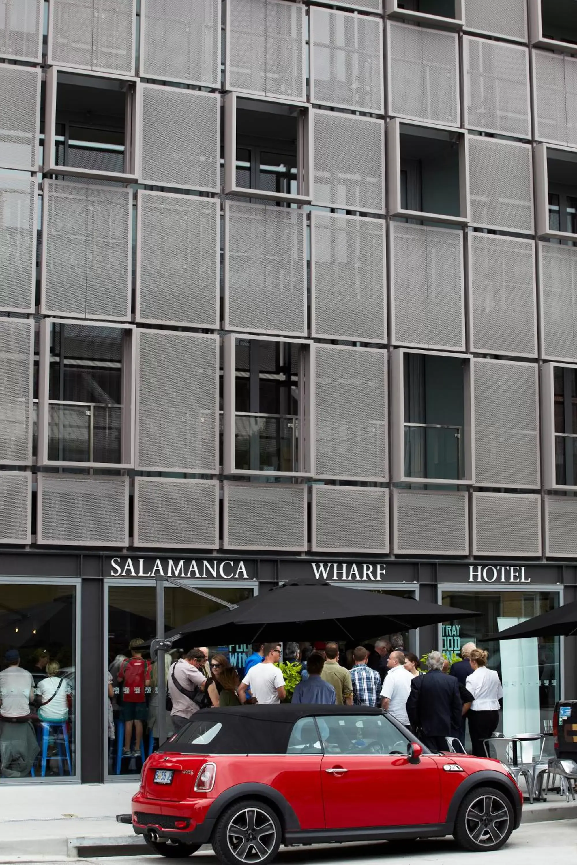 Facade/entrance, Property Building in Salamanca Wharf Hotel