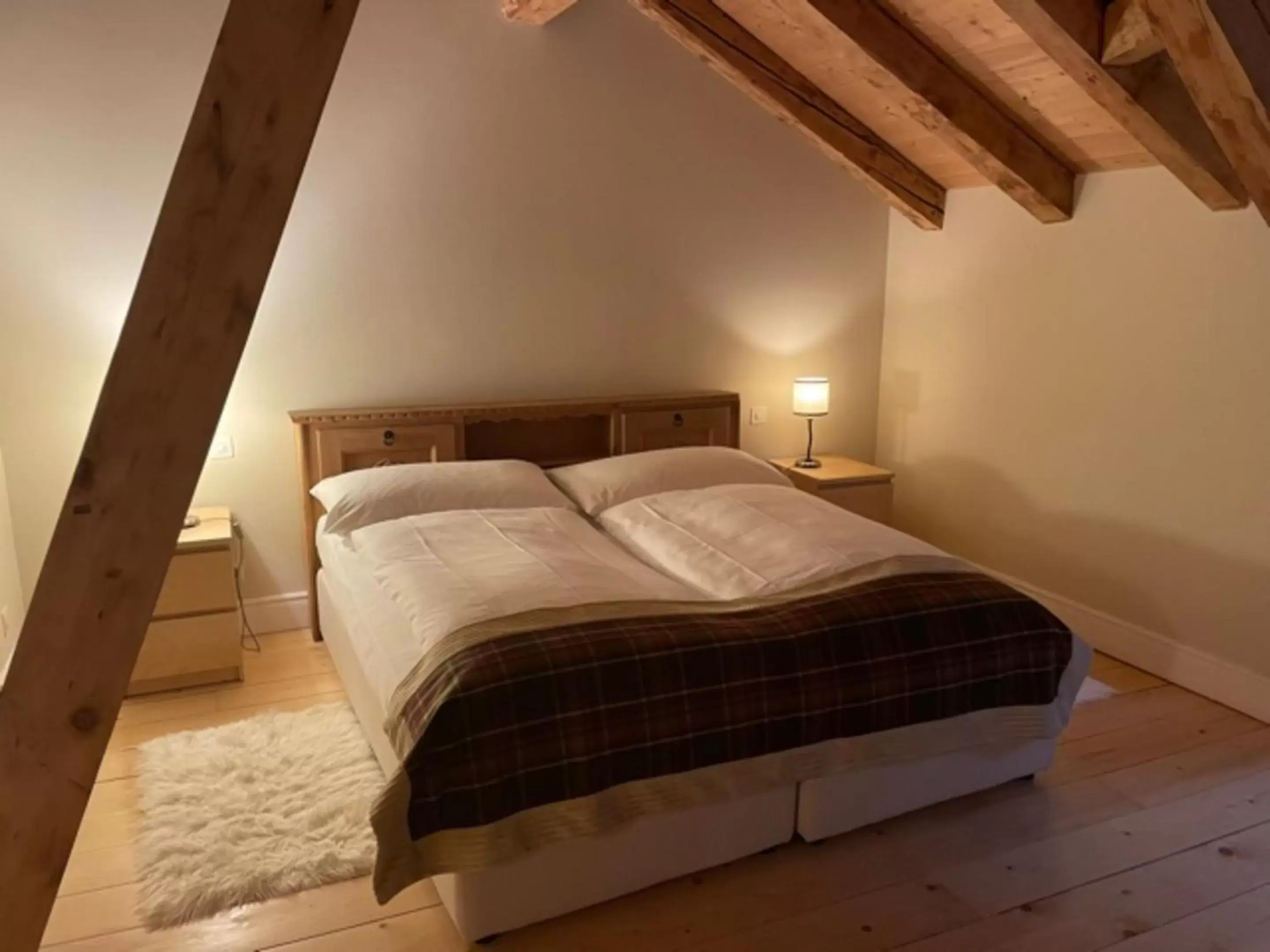 Bed in Hotel Bernina 1865