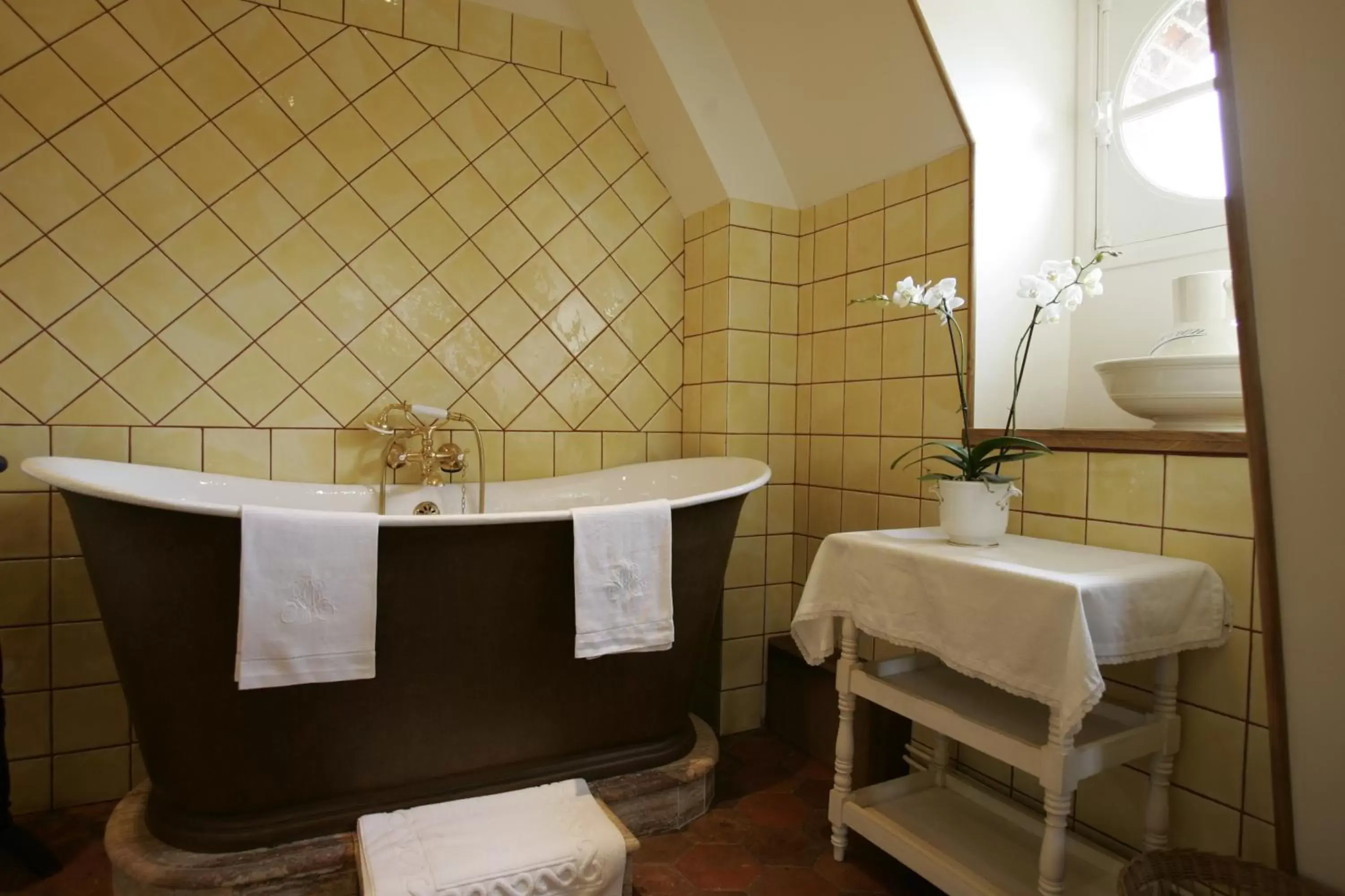 Bathroom in Château-Hôtel de Bourron