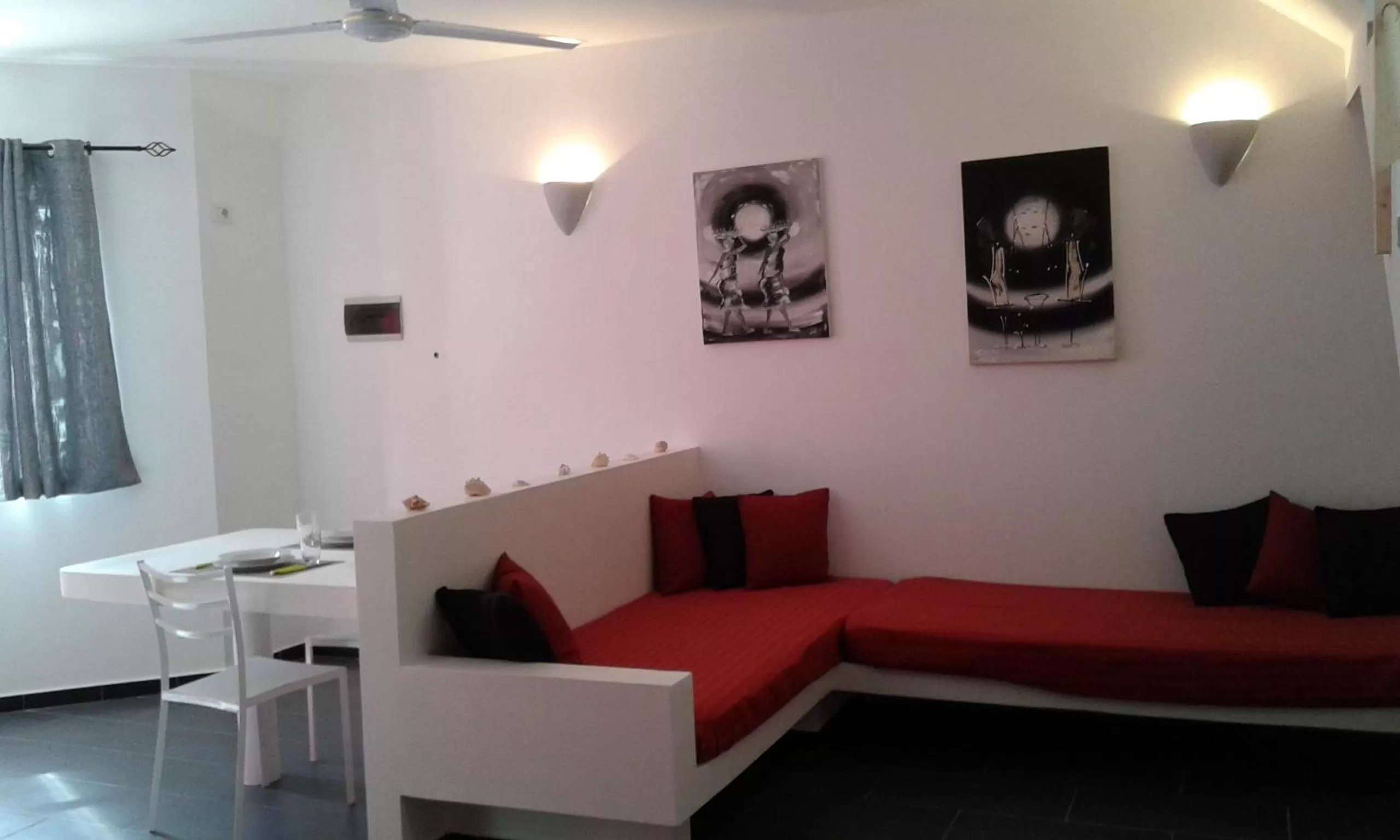 Living room in Cala da Lua apartments