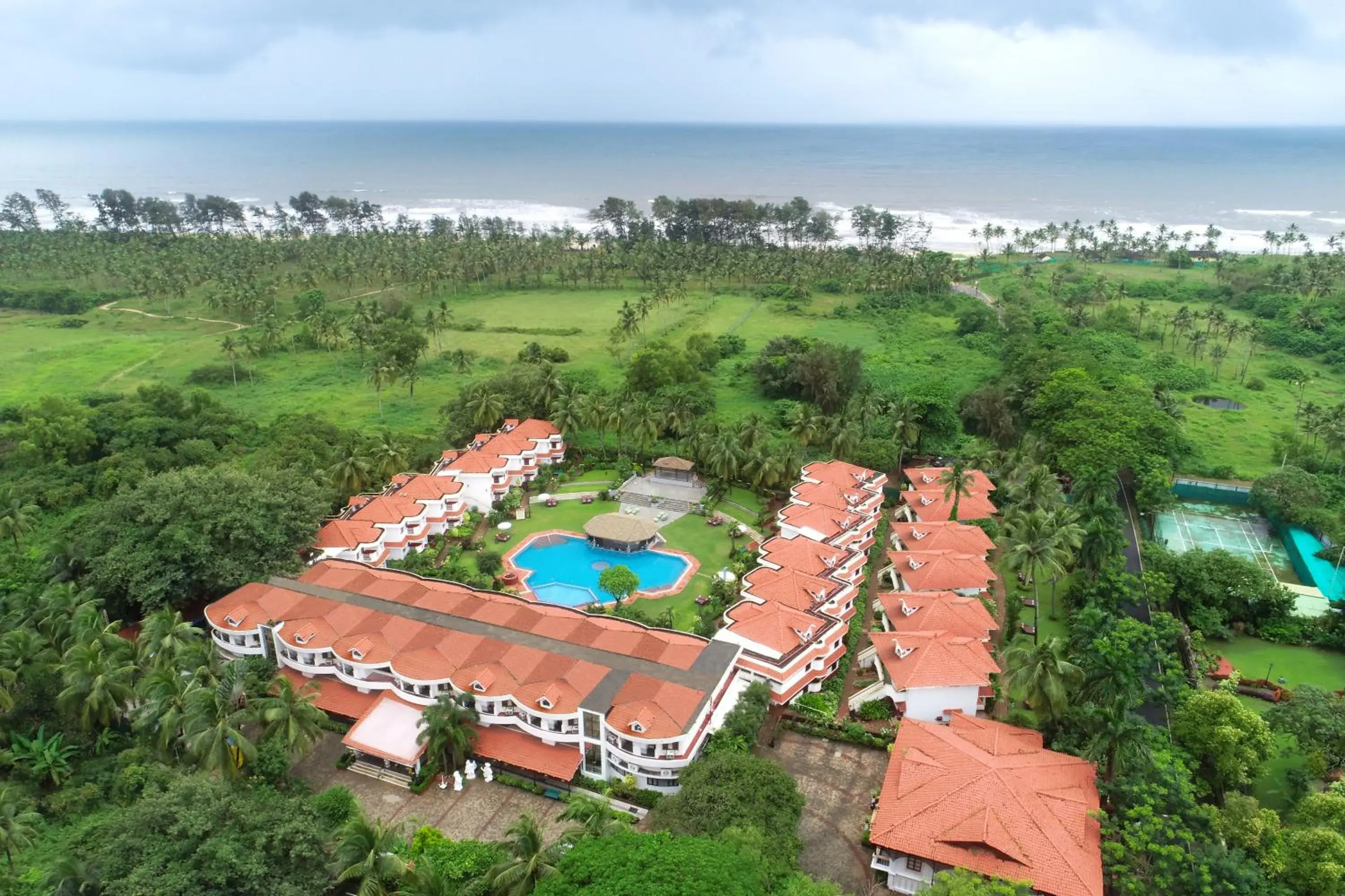 Bird's eye view, Bird's-eye View in Heritage Village Resort & Spa Goa