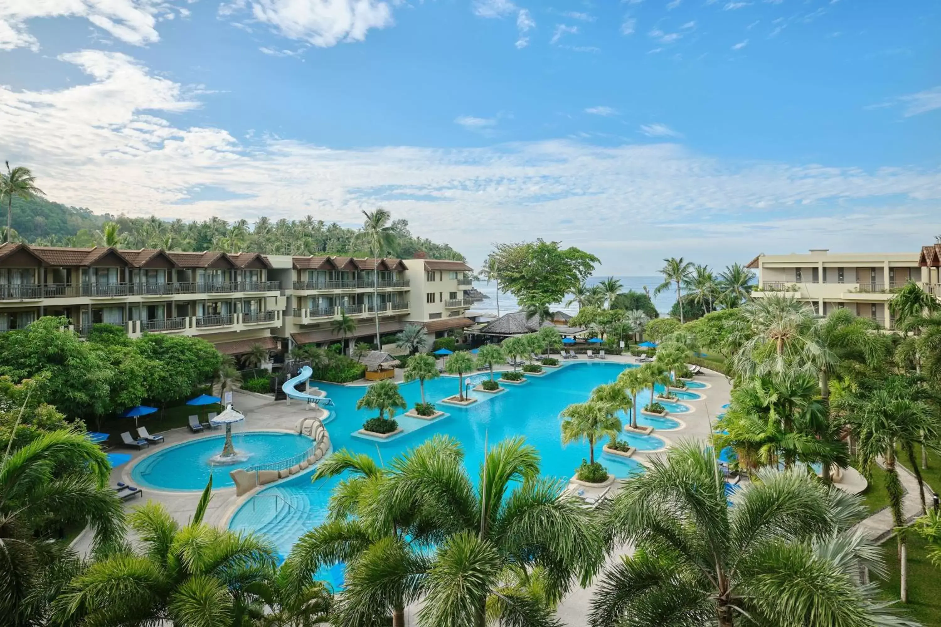 Swimming pool, Pool View in Phuket Marriott Resort & Spa, Merlin Beach