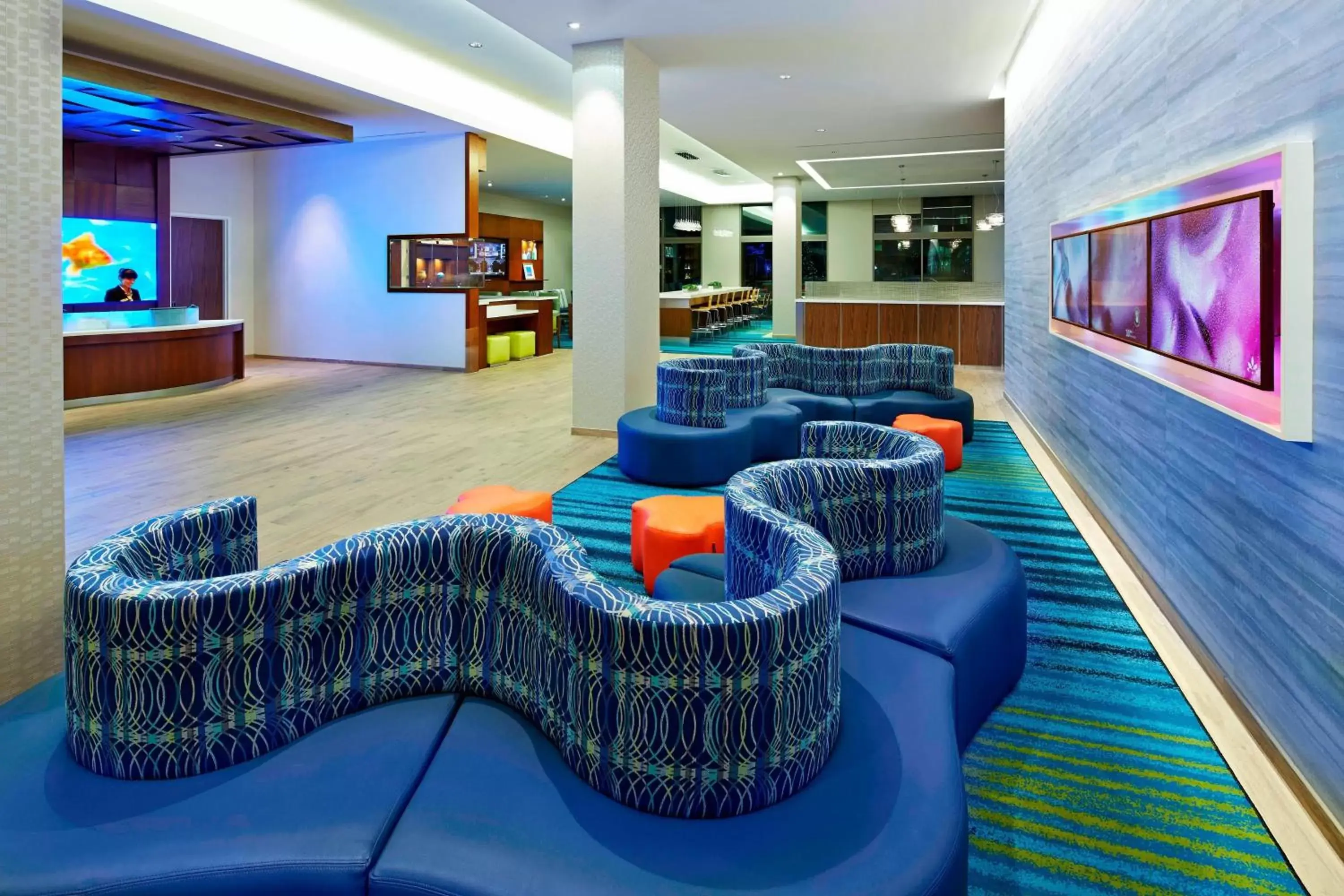 Lobby or reception, Lobby/Reception in SpringHill Suites by Marriott at Anaheim Resort Area/Convention Center