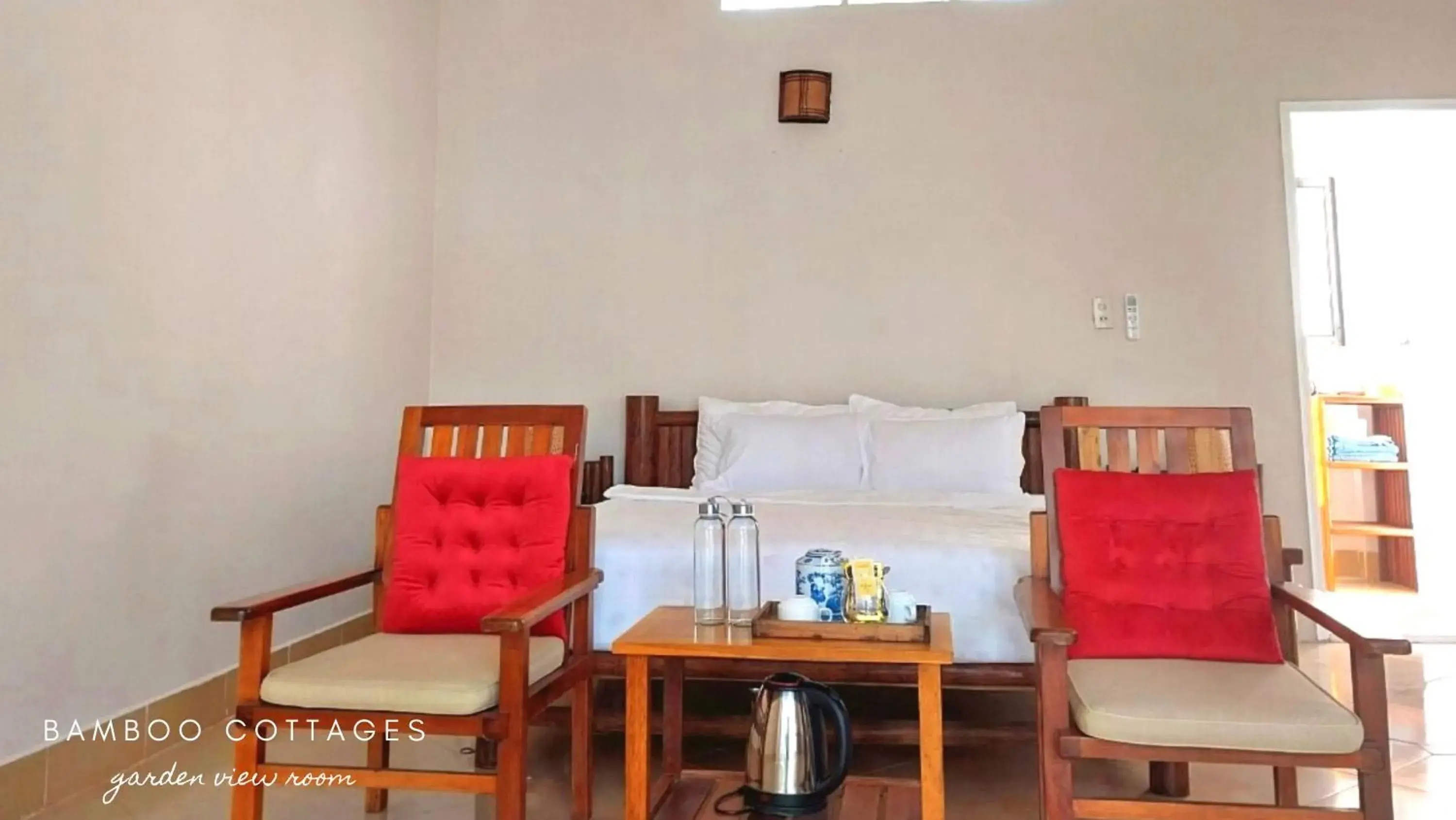 Bedroom in Bamboo Cottages