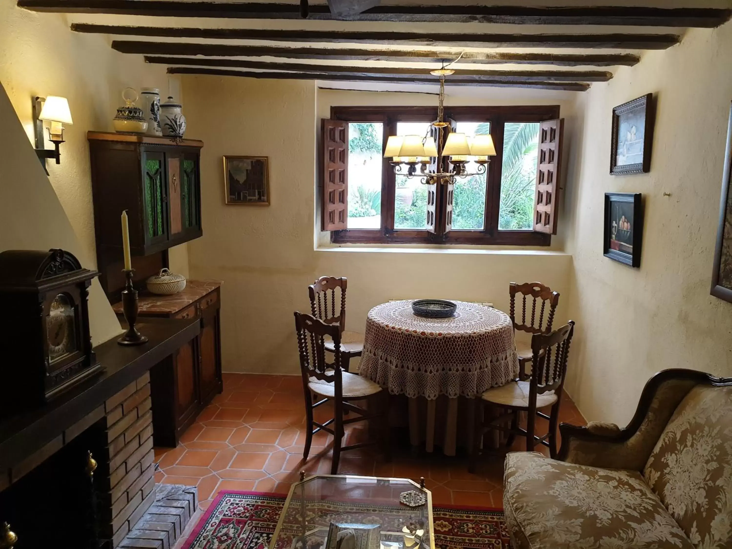 Living room, Dining Area in Casa San Roque