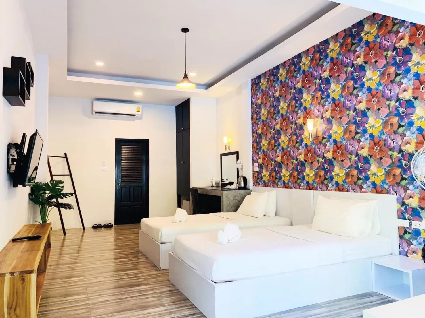 Twin Room with Pool View in Baan Suan Leelawadee Resort Nan Twin Room with Pool View in Baan Suan Leelawadee Resort Nan