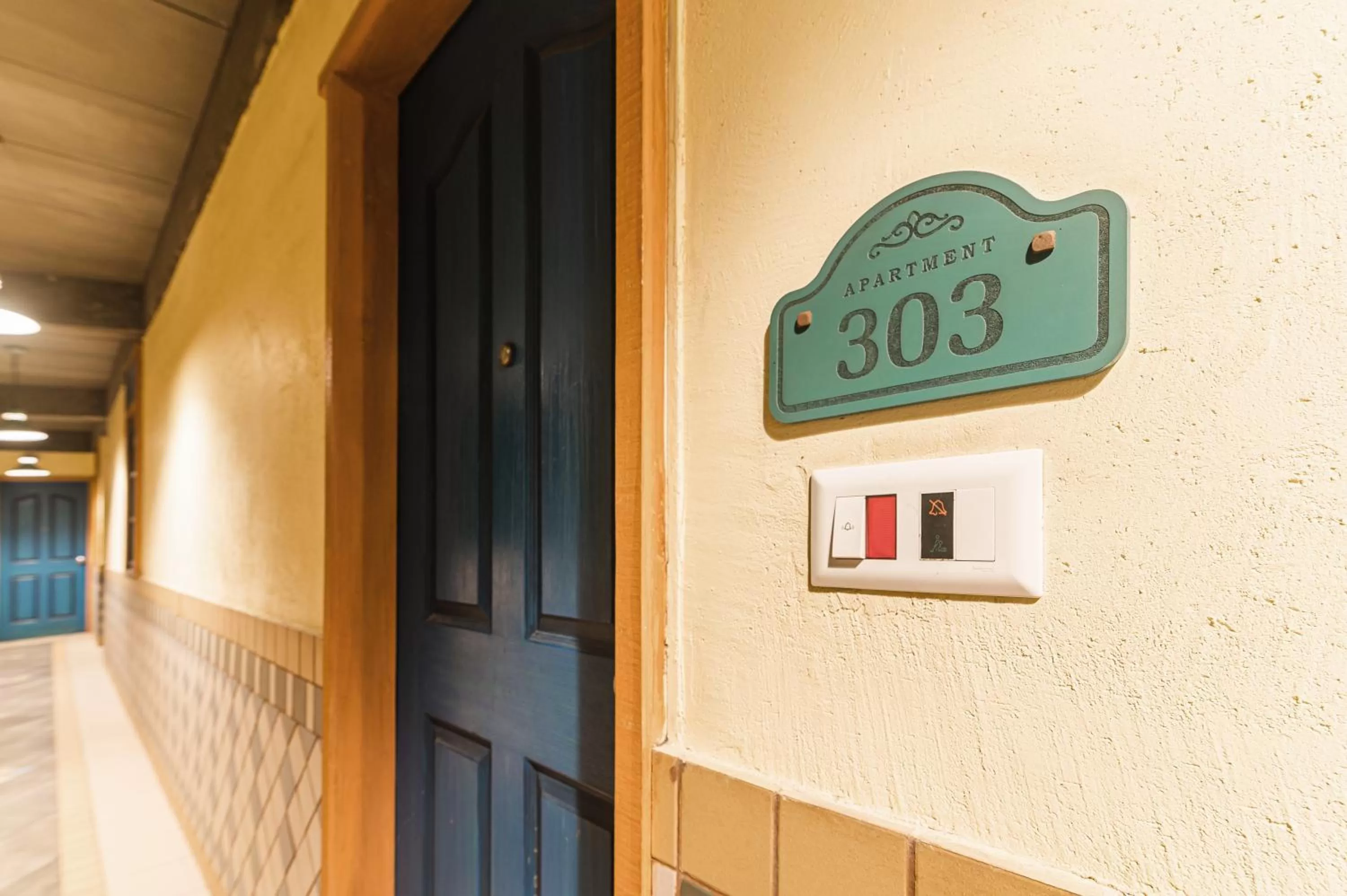 Decorative detail in Bougainvilla Apartment