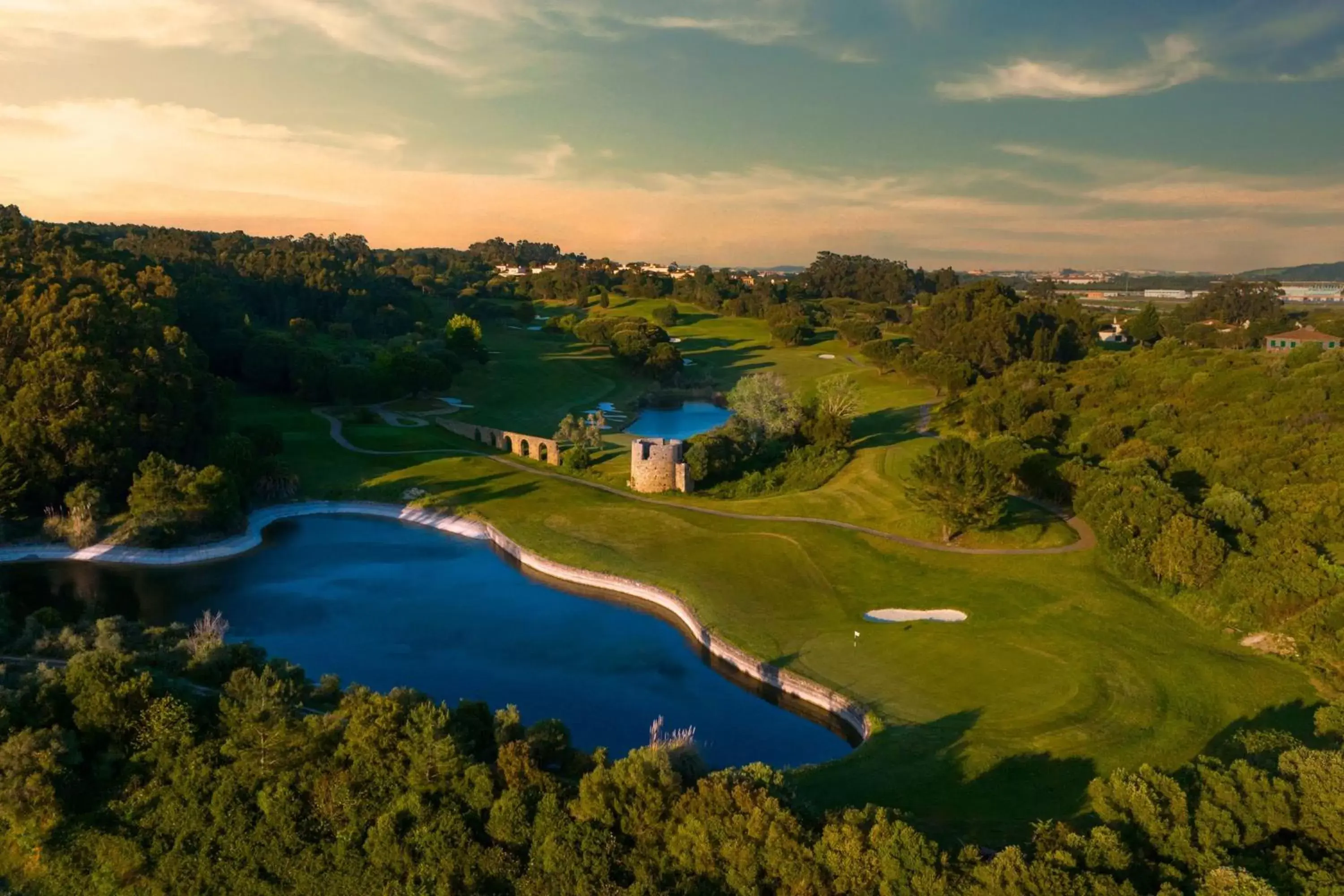 Golfcourse, Bird's-eye View in Penha Longa Resort