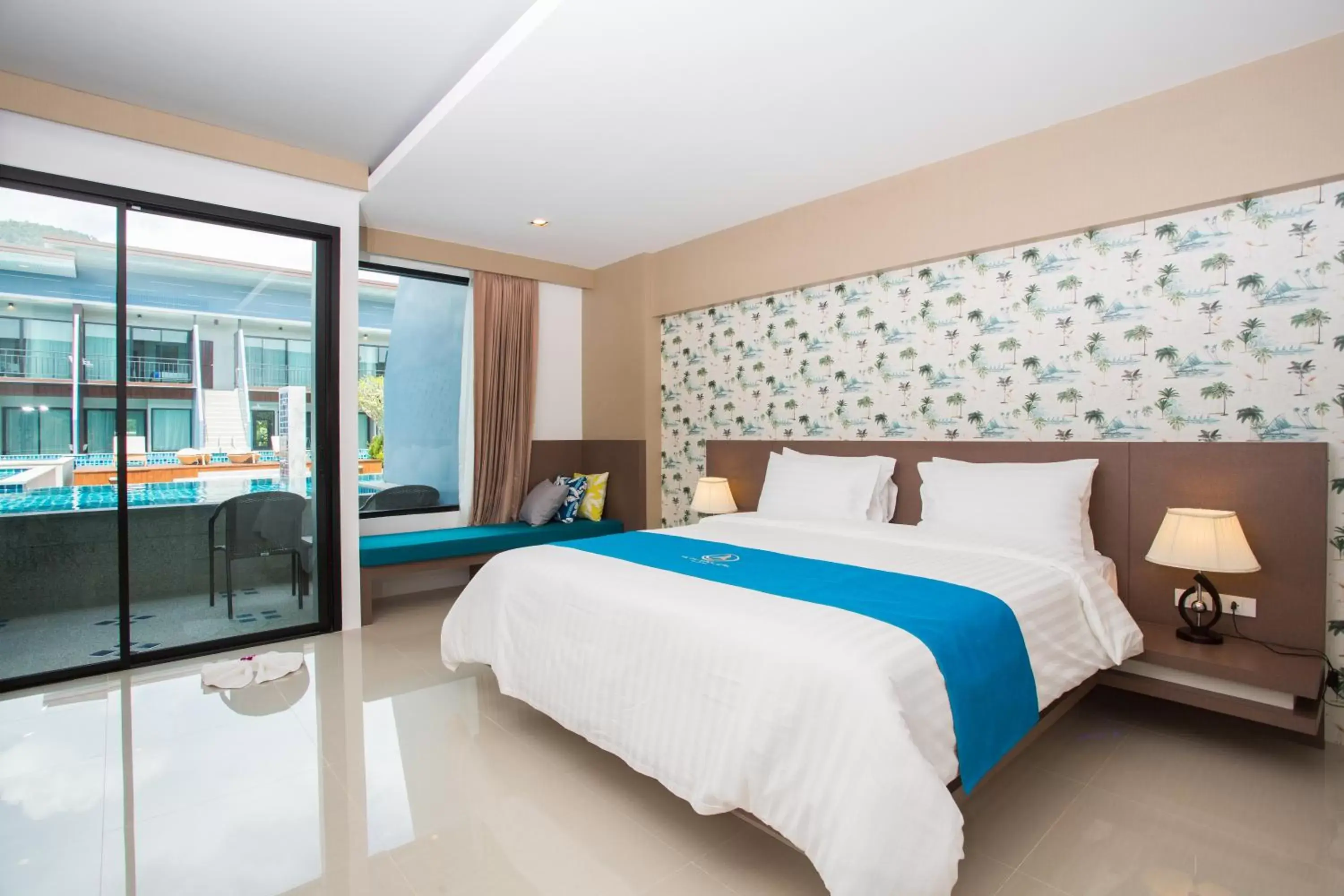 Deluxe Double Room with Pool Access in The Phu Beach Hotel - SHA Plus