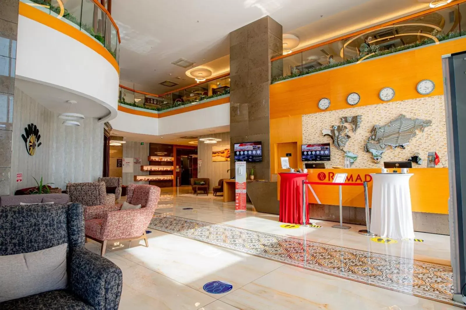 Lobby or reception in Ramada by Wyndham Diyarbakir Lobby or reception in Ramada by Wyndham Diyarbakir