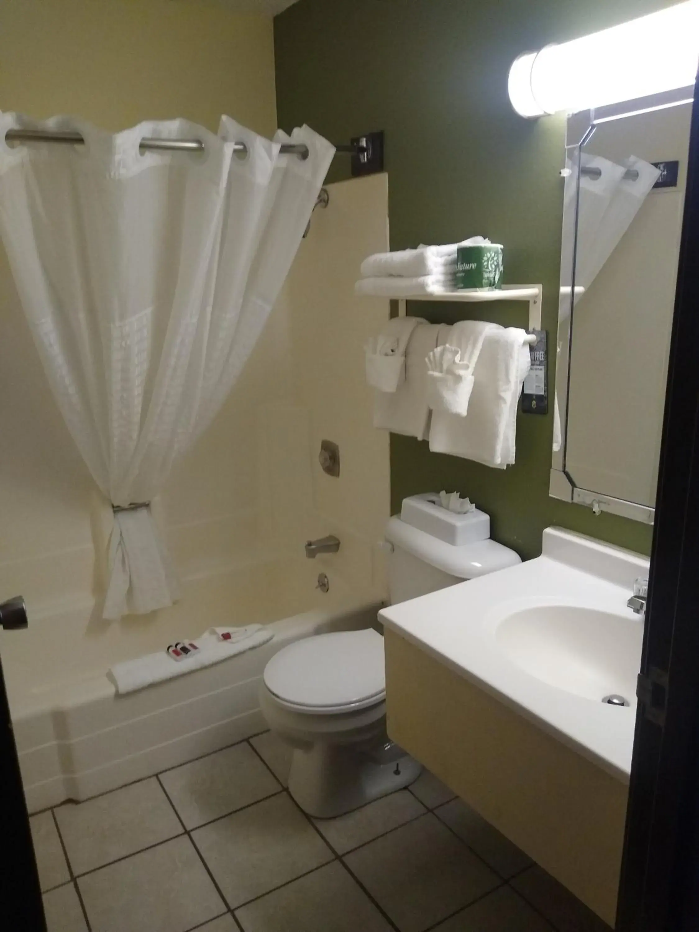 Bathroom in Super 8 by Wyndham Craig