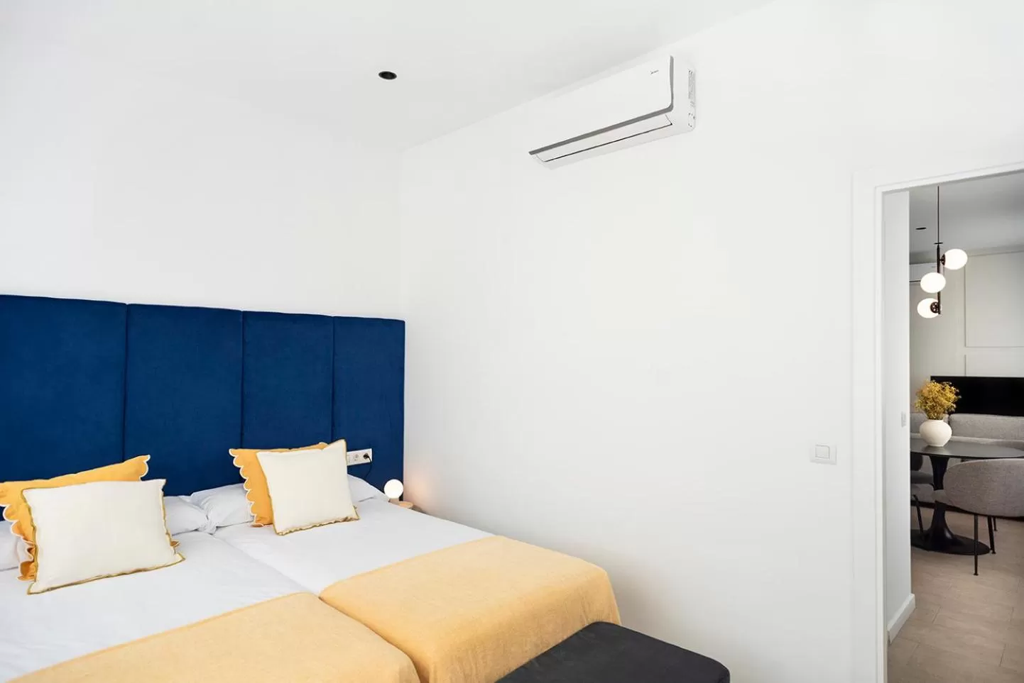 Bed in Blanq Marina Suites