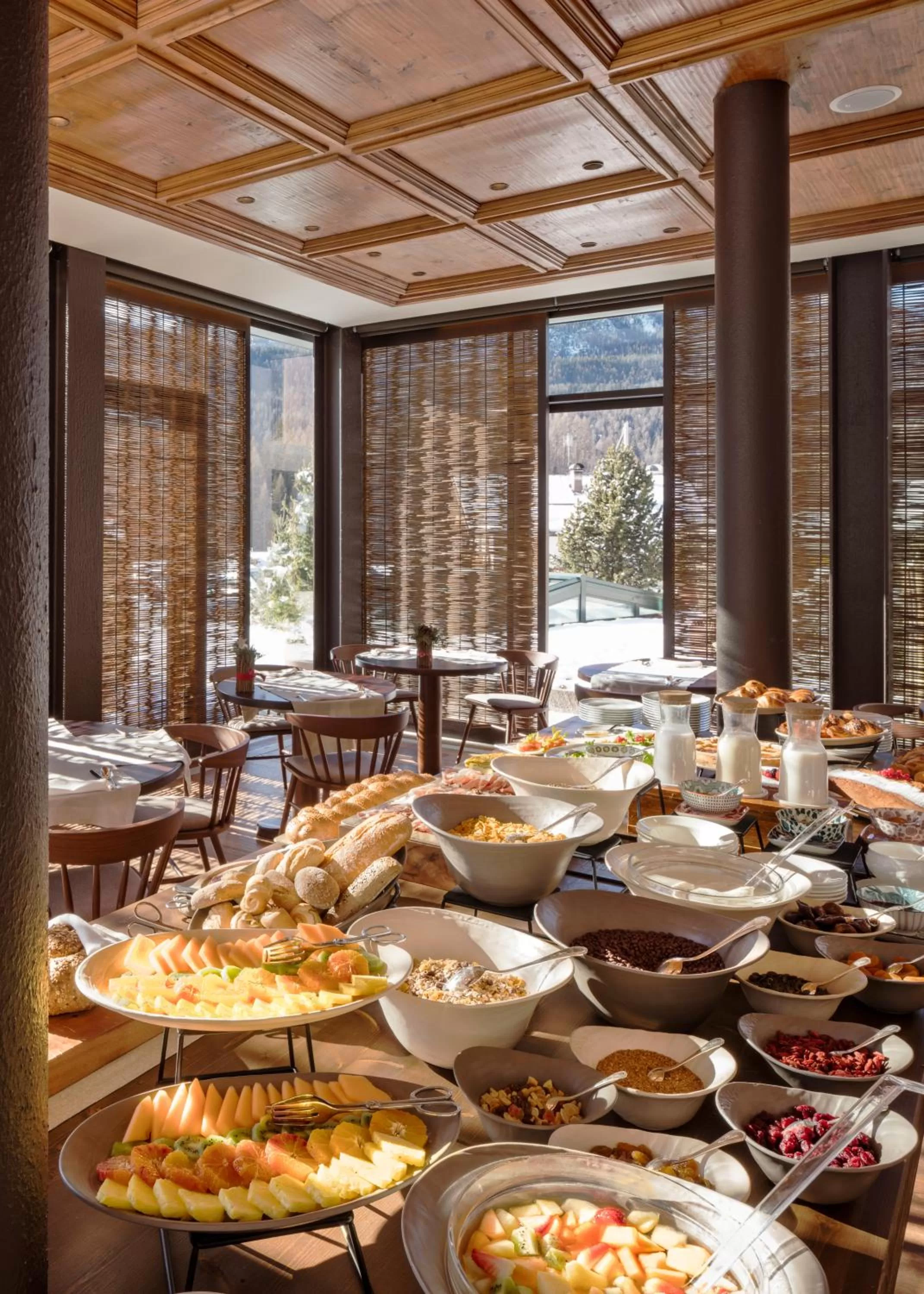 Continental breakfast in Faloria Mountain Spa Resort