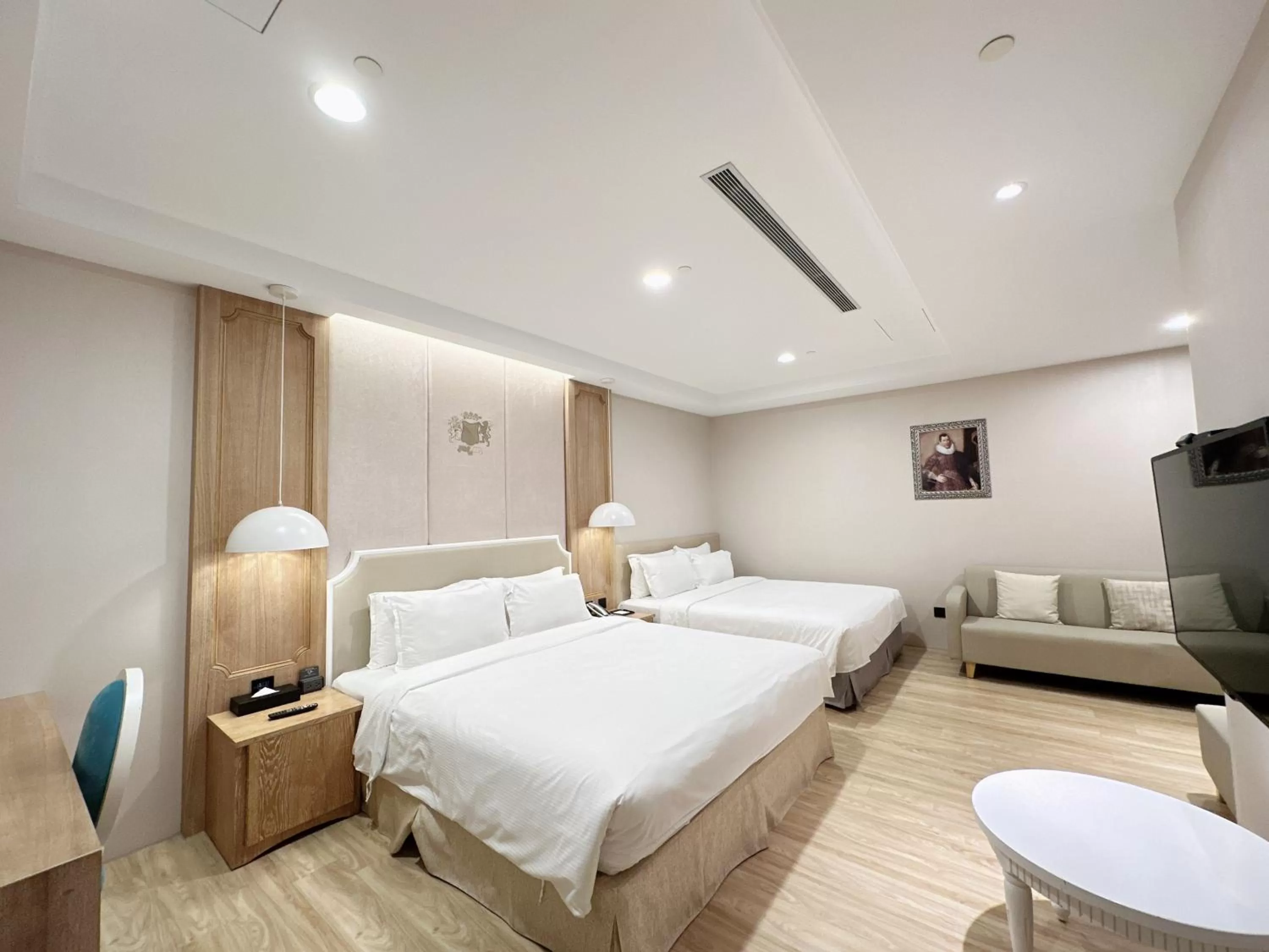 Bed in 台南星鑽國際商旅 Hua Hotel
