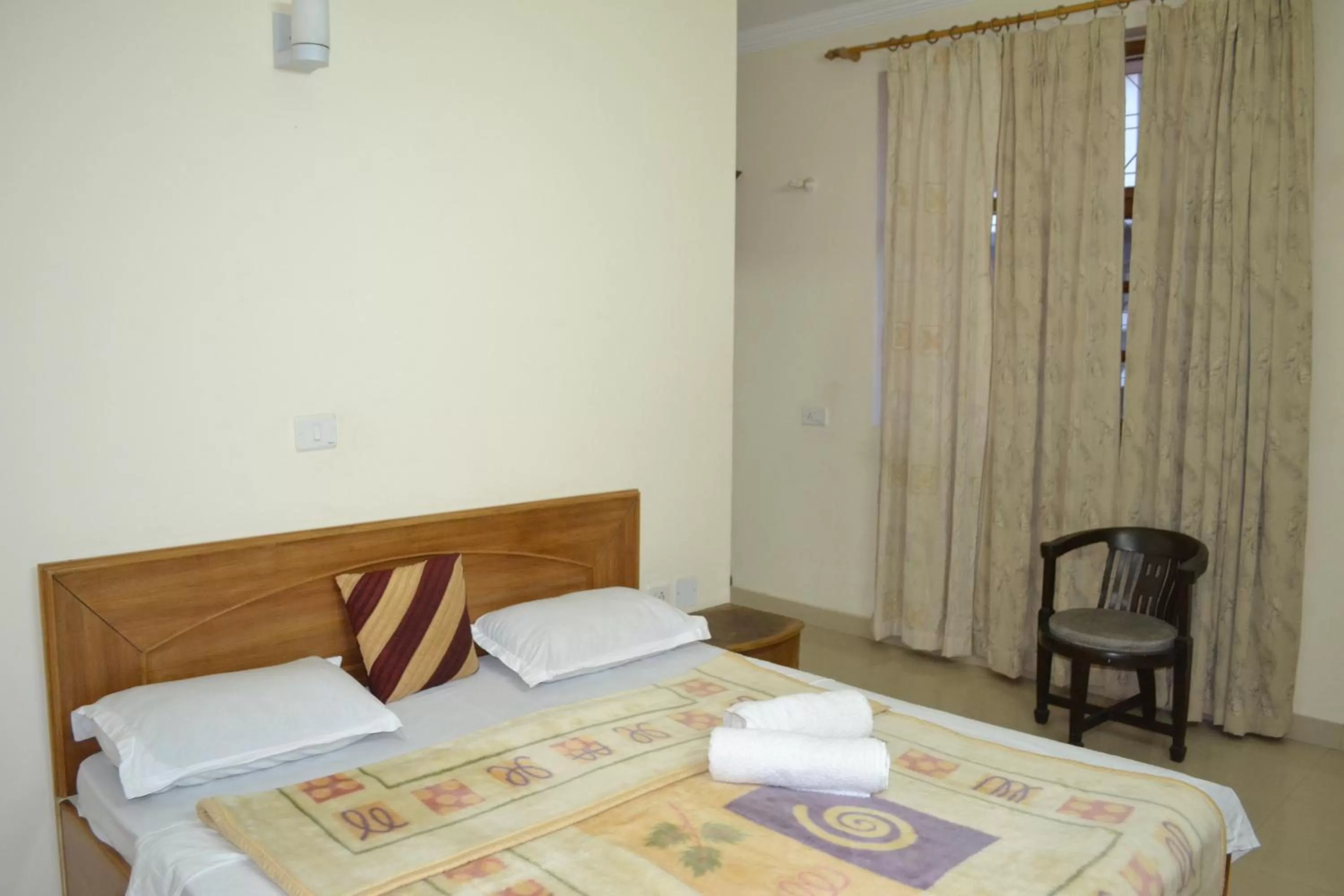 Bedroom, Bed in Raj Cottage Ganga Vatika