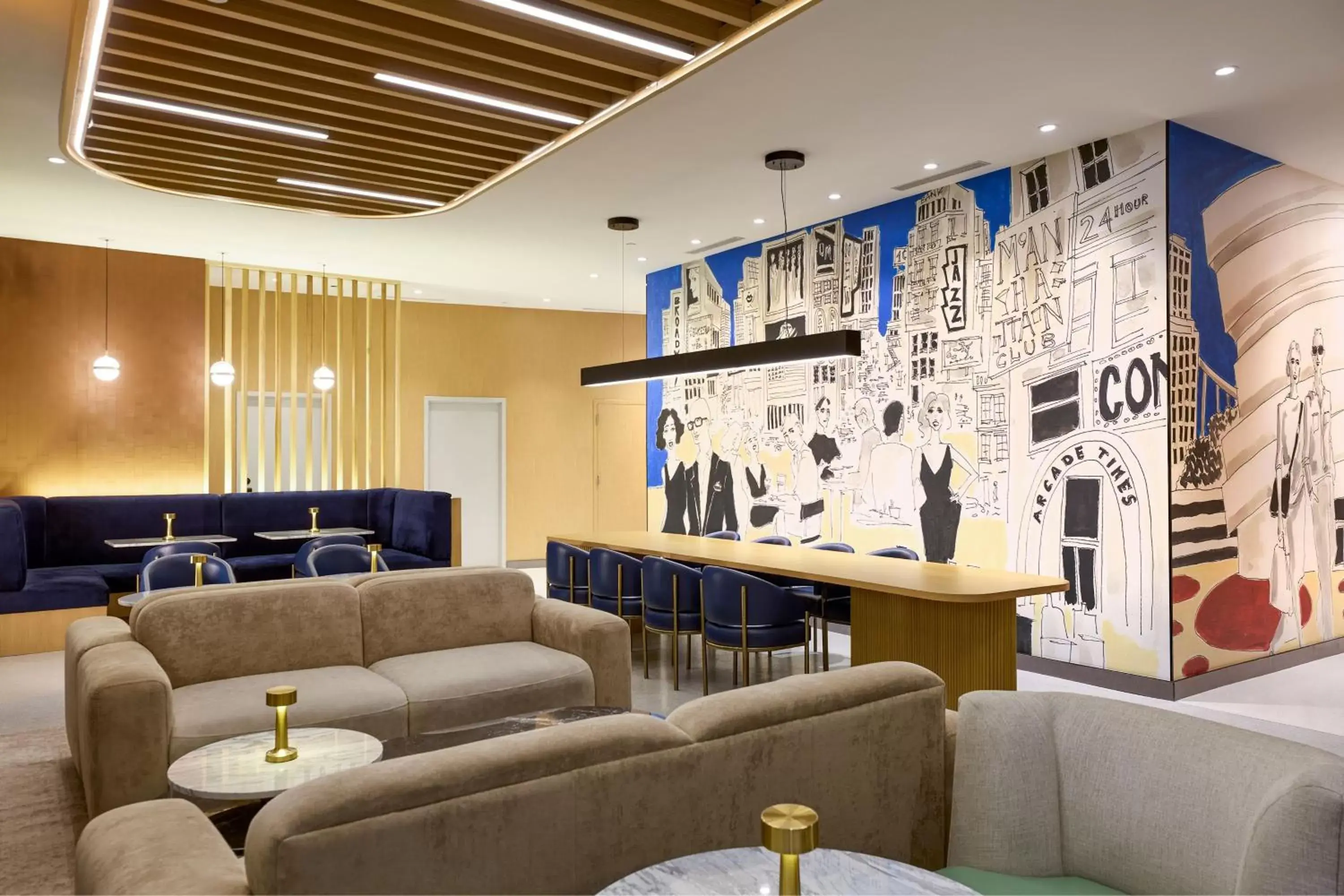 Lounge or bar in Delta Hotels by Marriott New York Times Square