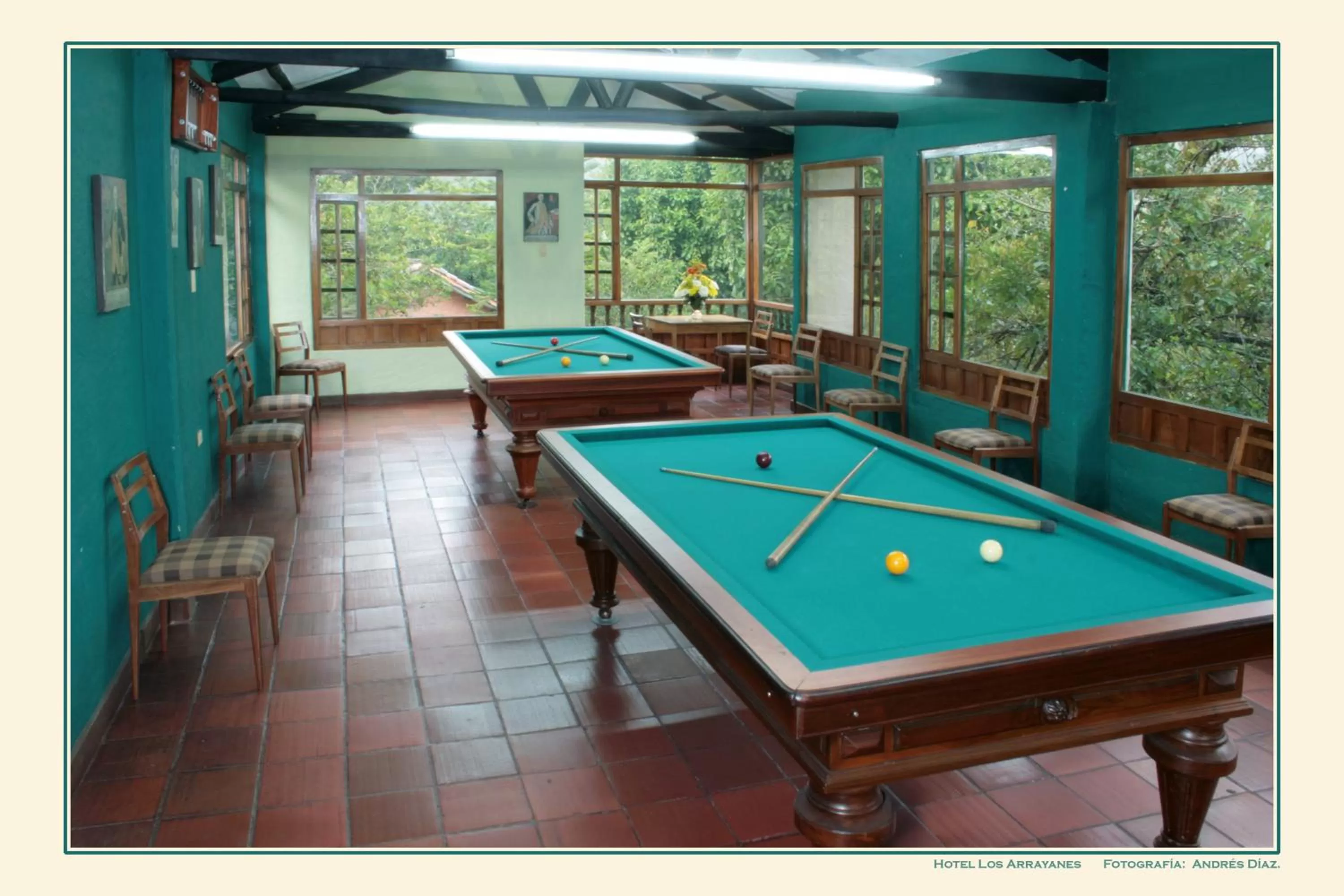 Billiard in Hotel Campestre Los Arrayanes