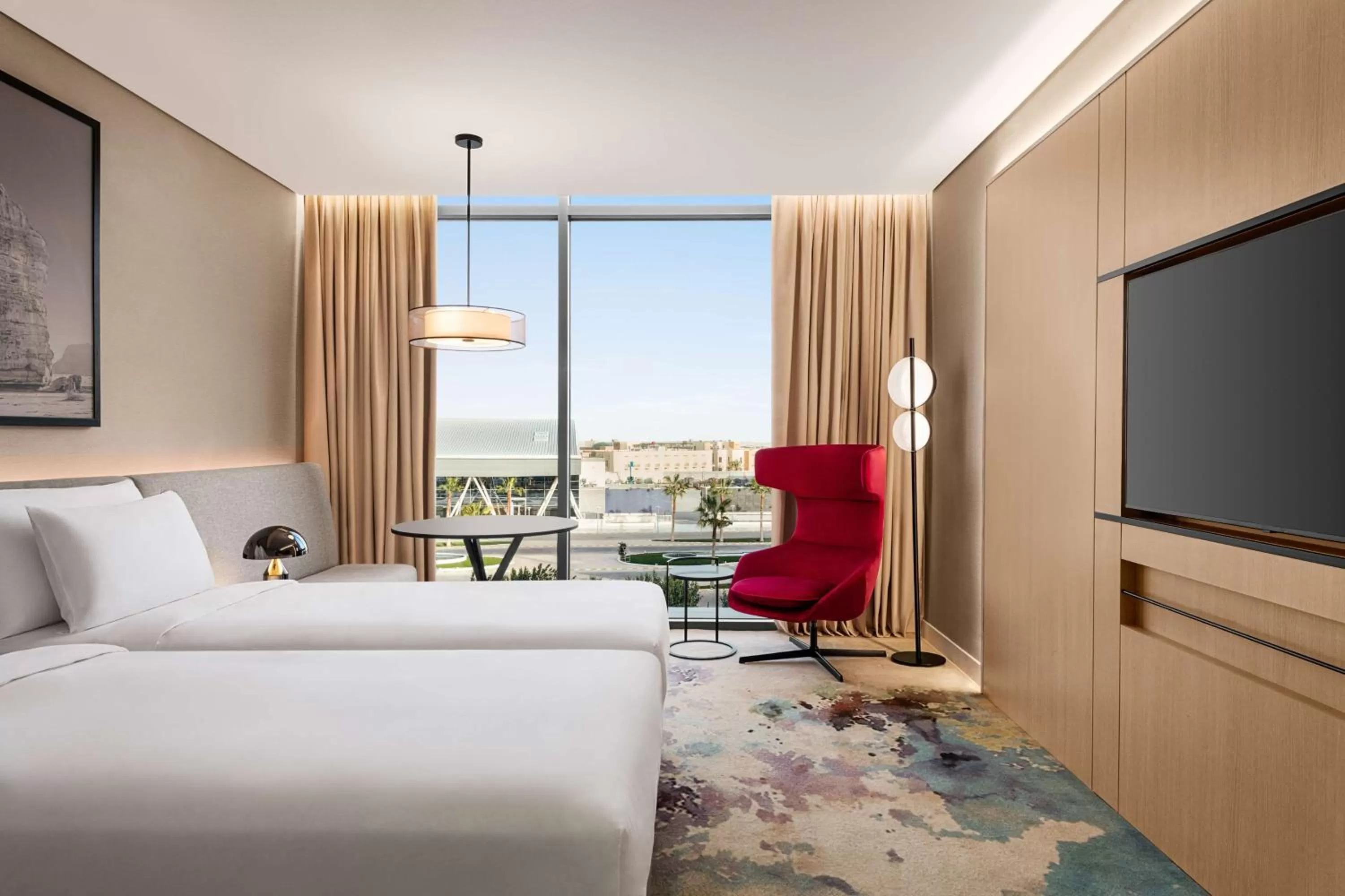 Bedroom, Bed in Radisson Blu Hotel Riyadh Convention and Exhibition Center