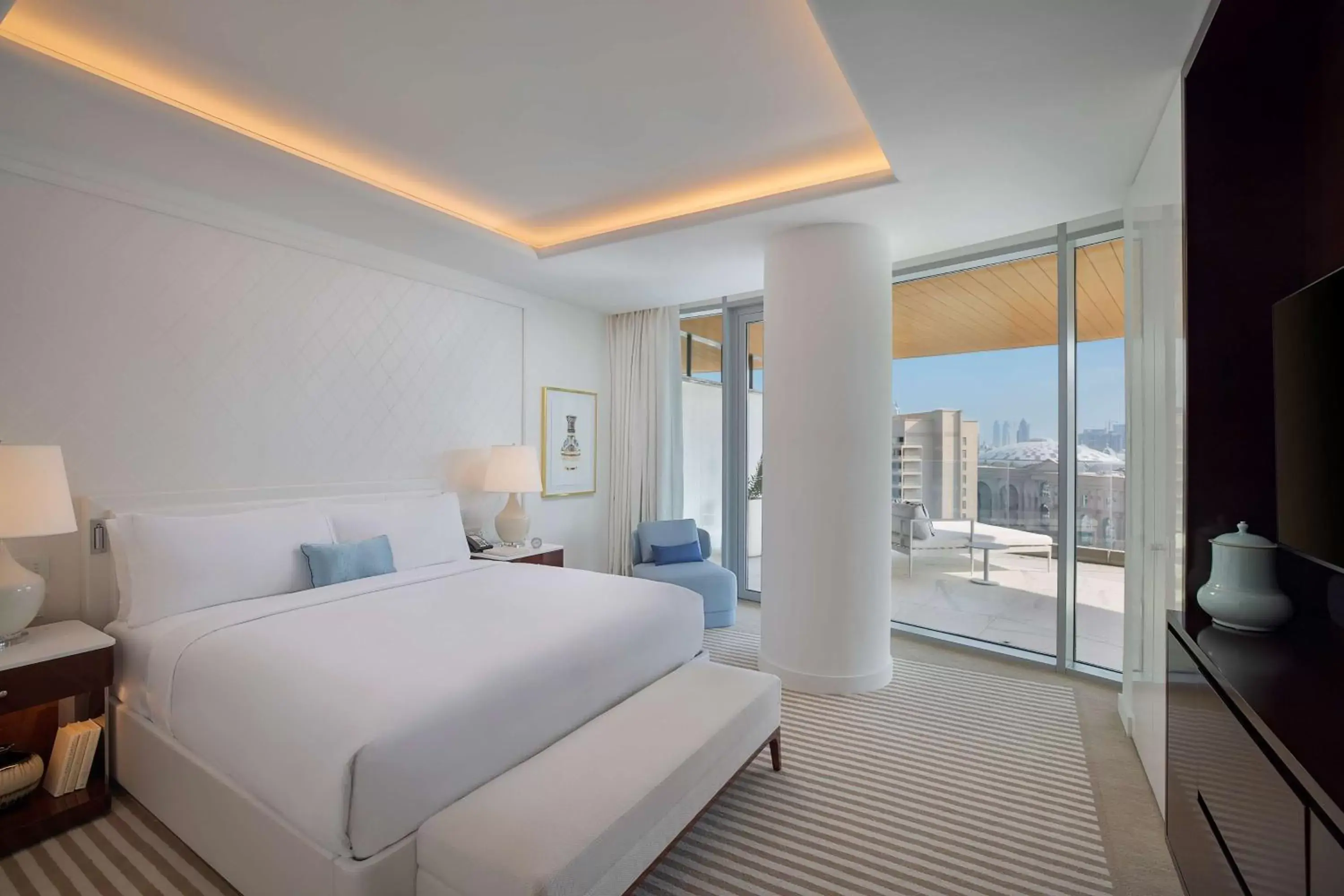 Bed in Waldorf Astoria Lusail, Doha