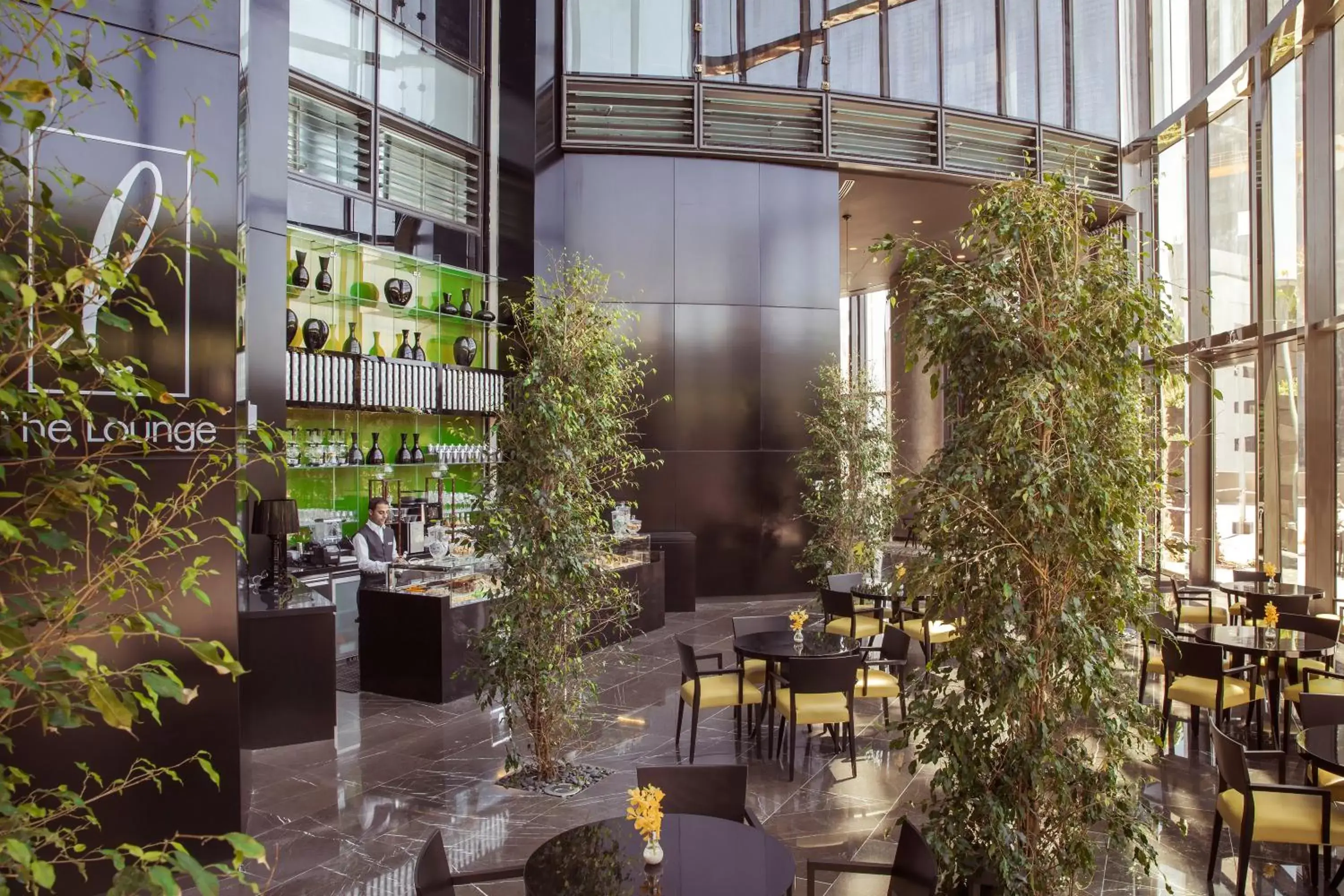 Lounge or bar in Amman Rotana Lounge or bar in Amman Rotana