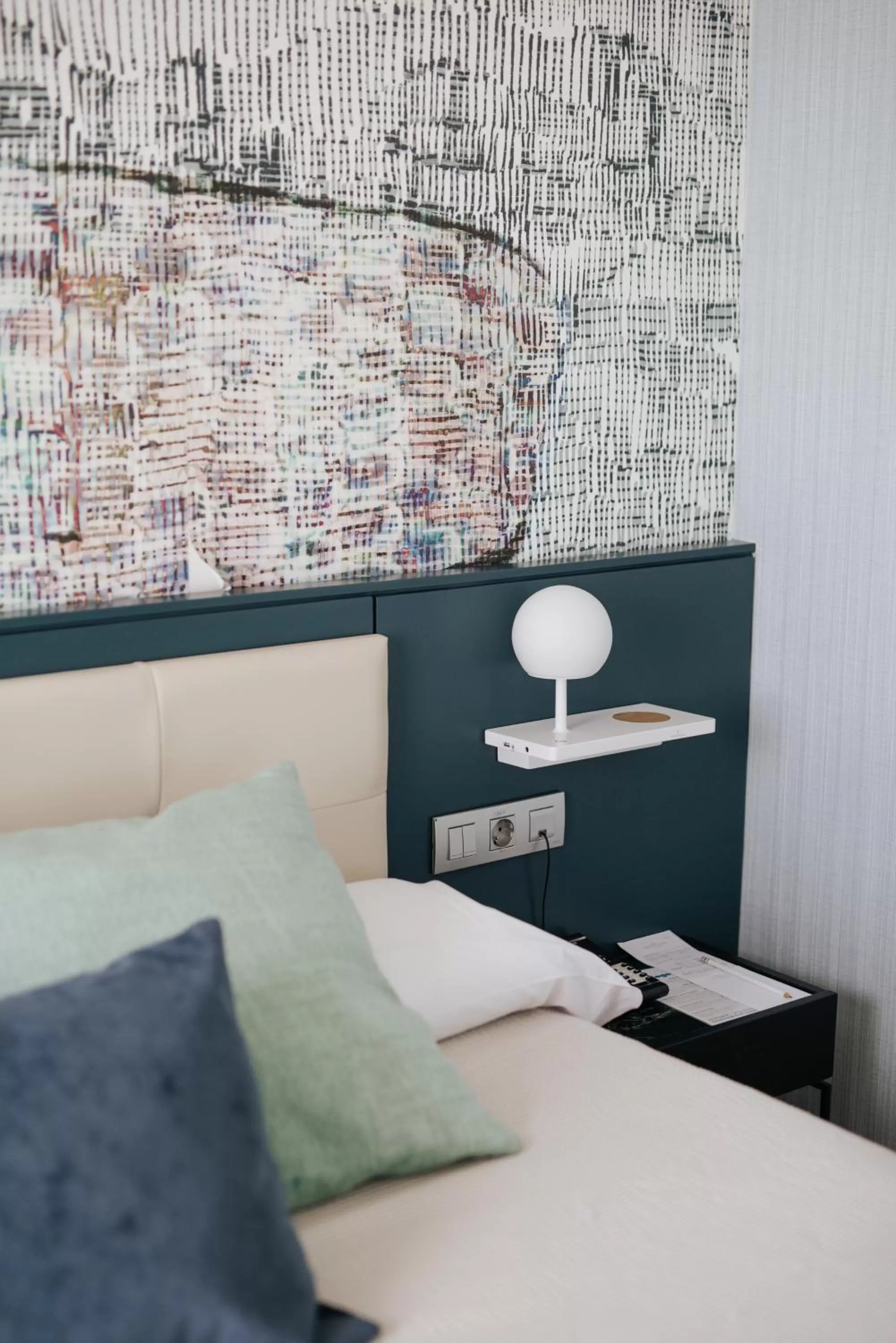 Bed in Hotel Neptuno Playa & Spa