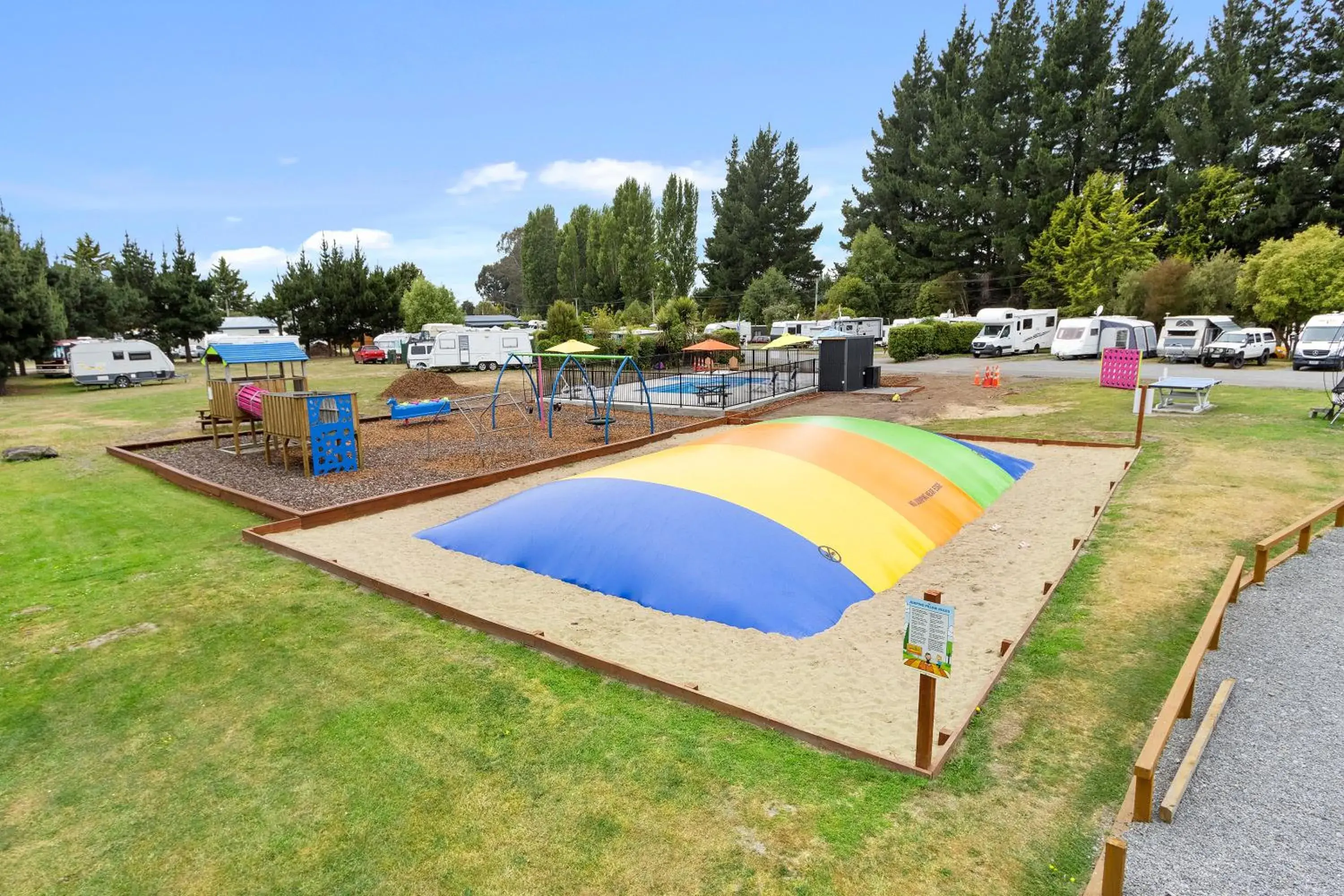 Children play ground, Swimming Pool in North South Holiday Park