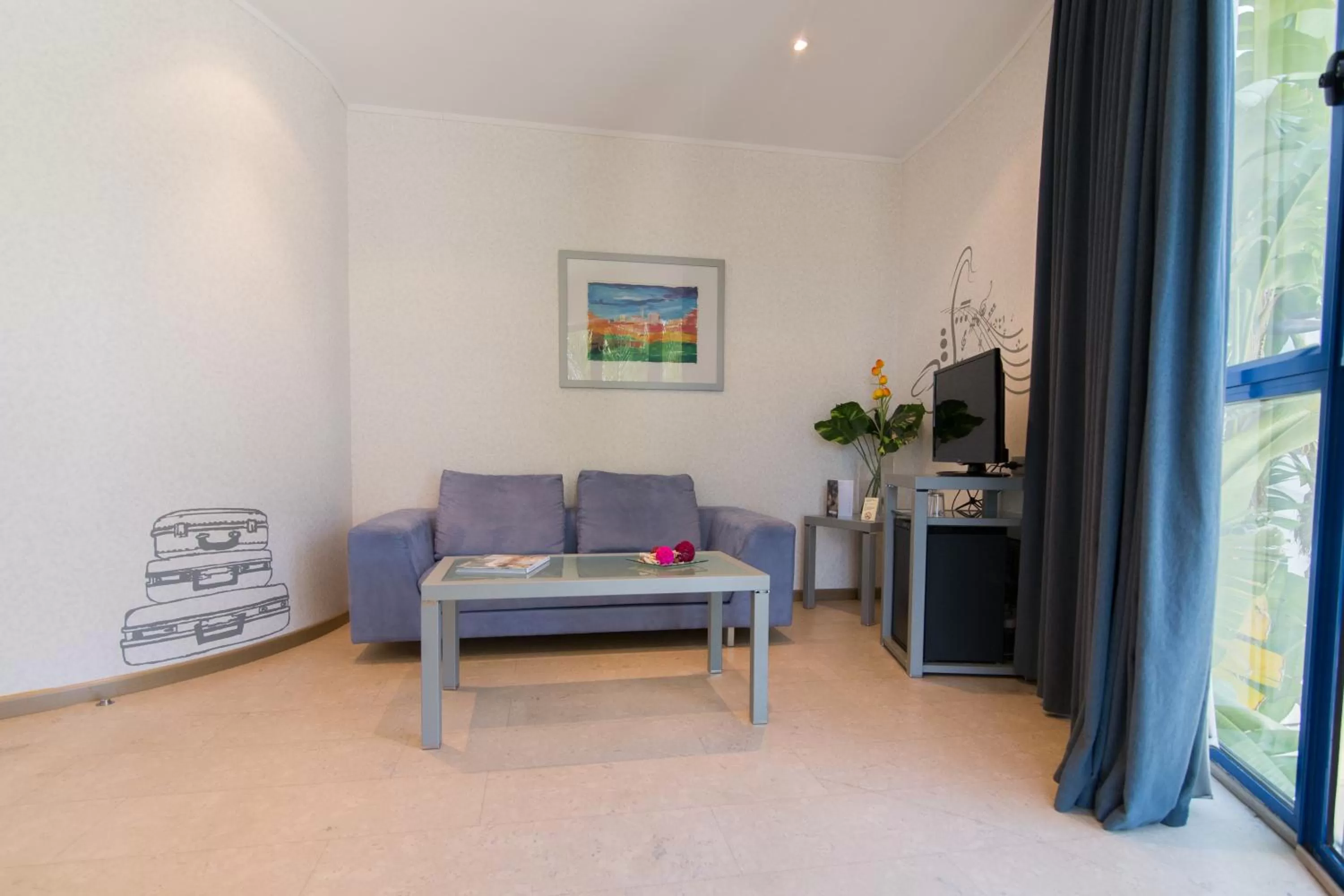 Living room in Hotel Mas Camarena