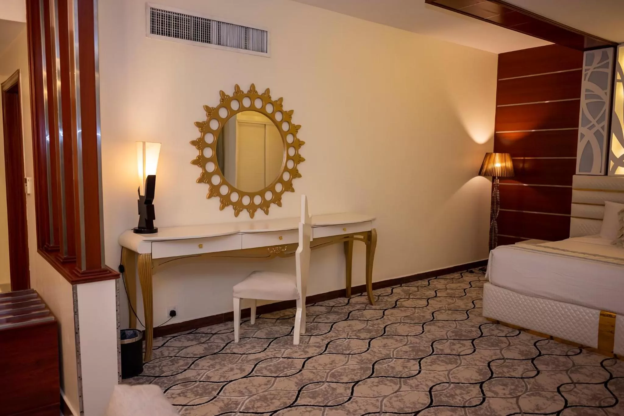 Bed in Meral Crown Hotel