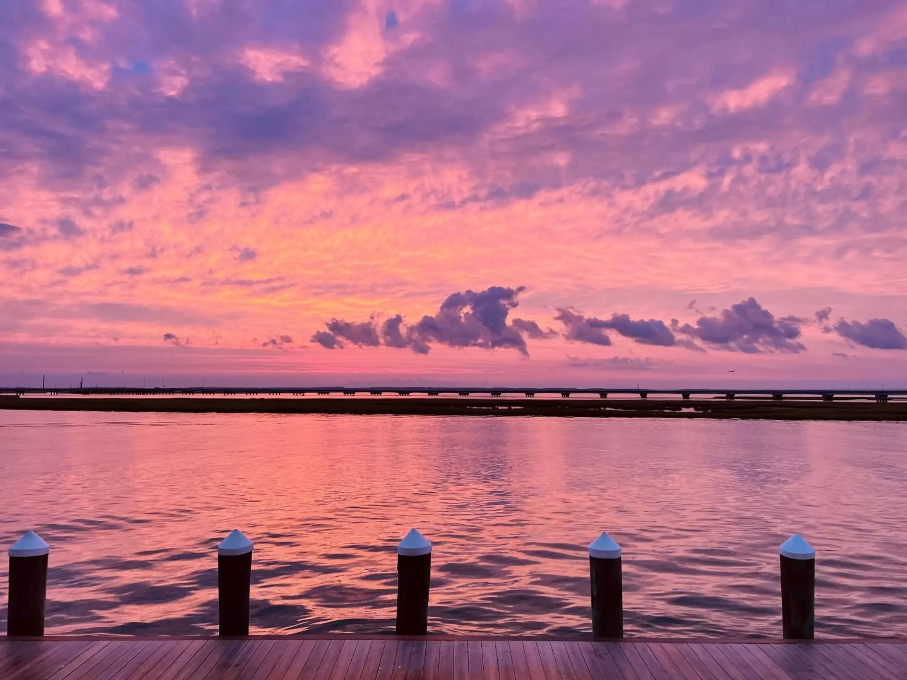 View (from property/room), Sunrise/Sunset in Comfort Suites Chincoteague Island Bayfront Resort