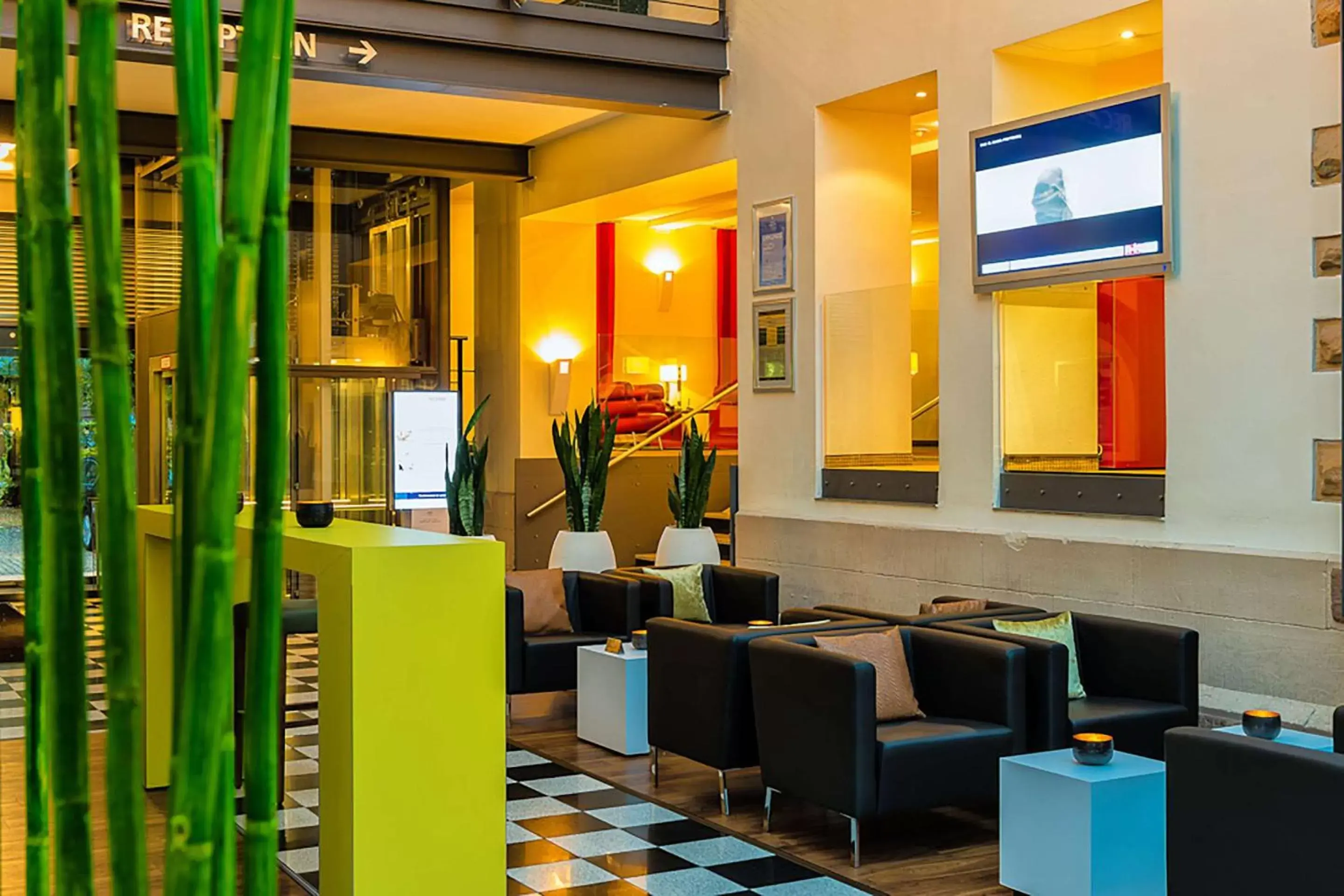 Lobby or reception in nestor Hotel Stuttgart-Ludwigsburg