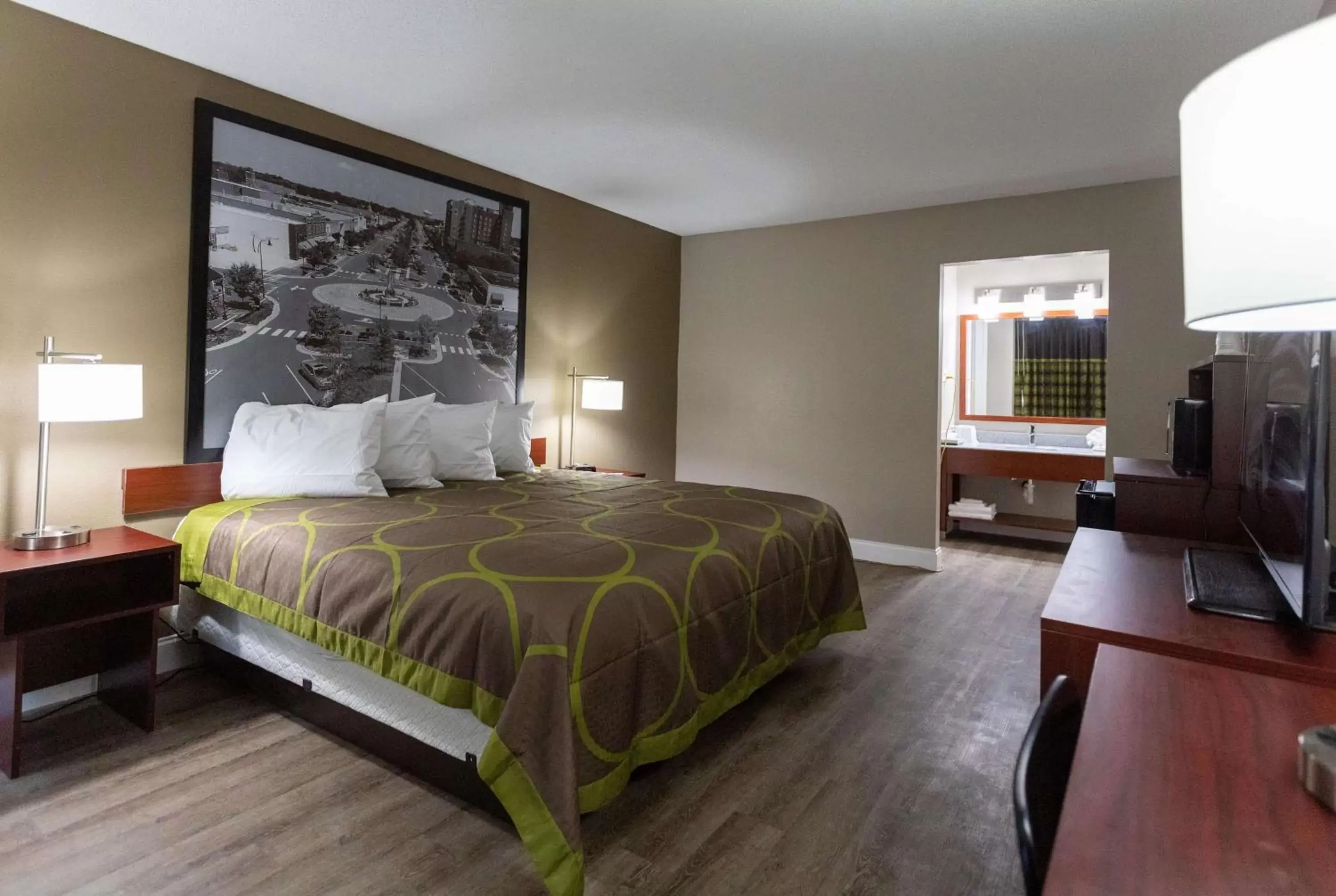 Photo of the whole room, Bed in Super 8 by Wyndham Goldsboro