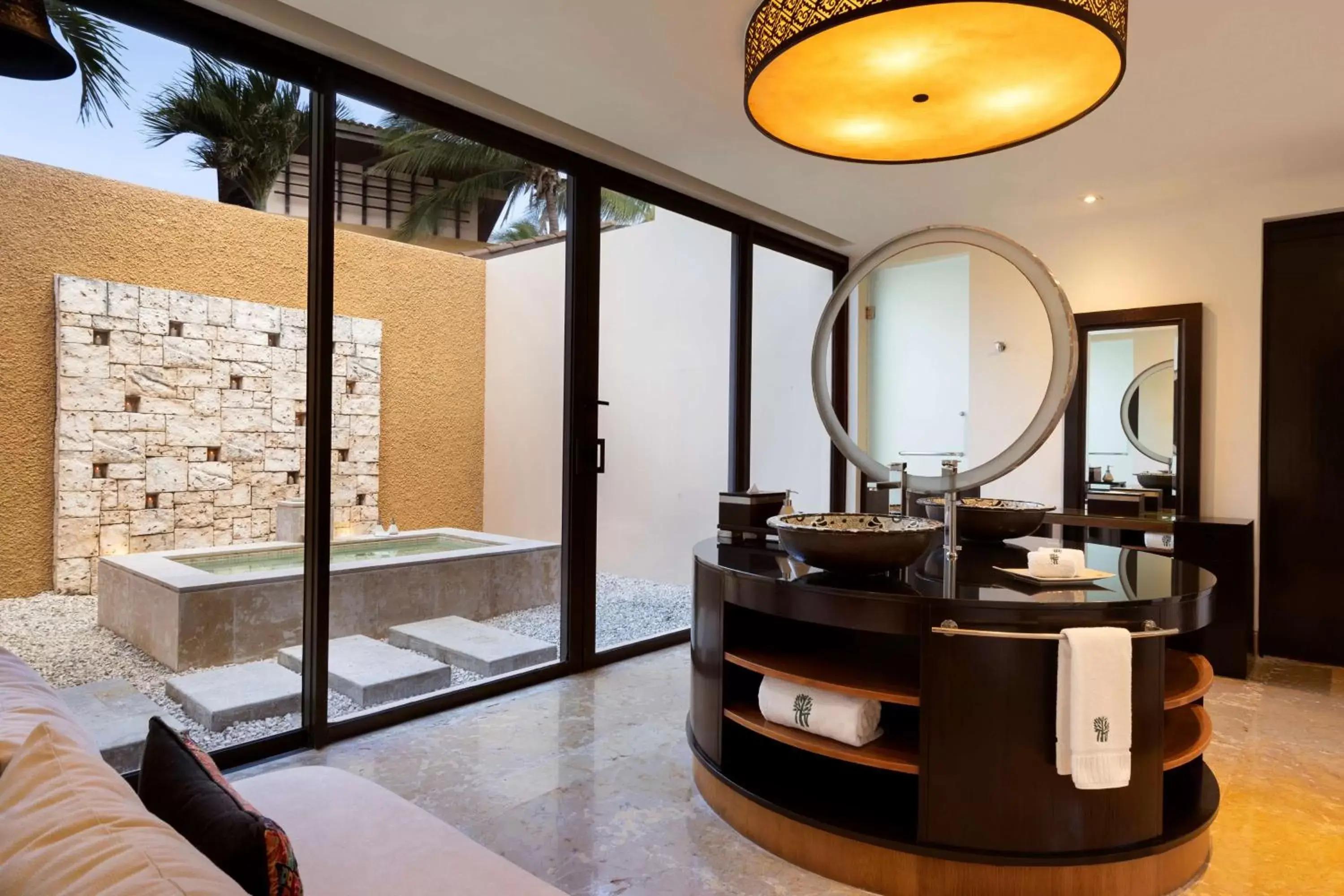 Bathroom in Banyan Tree Mayakoba