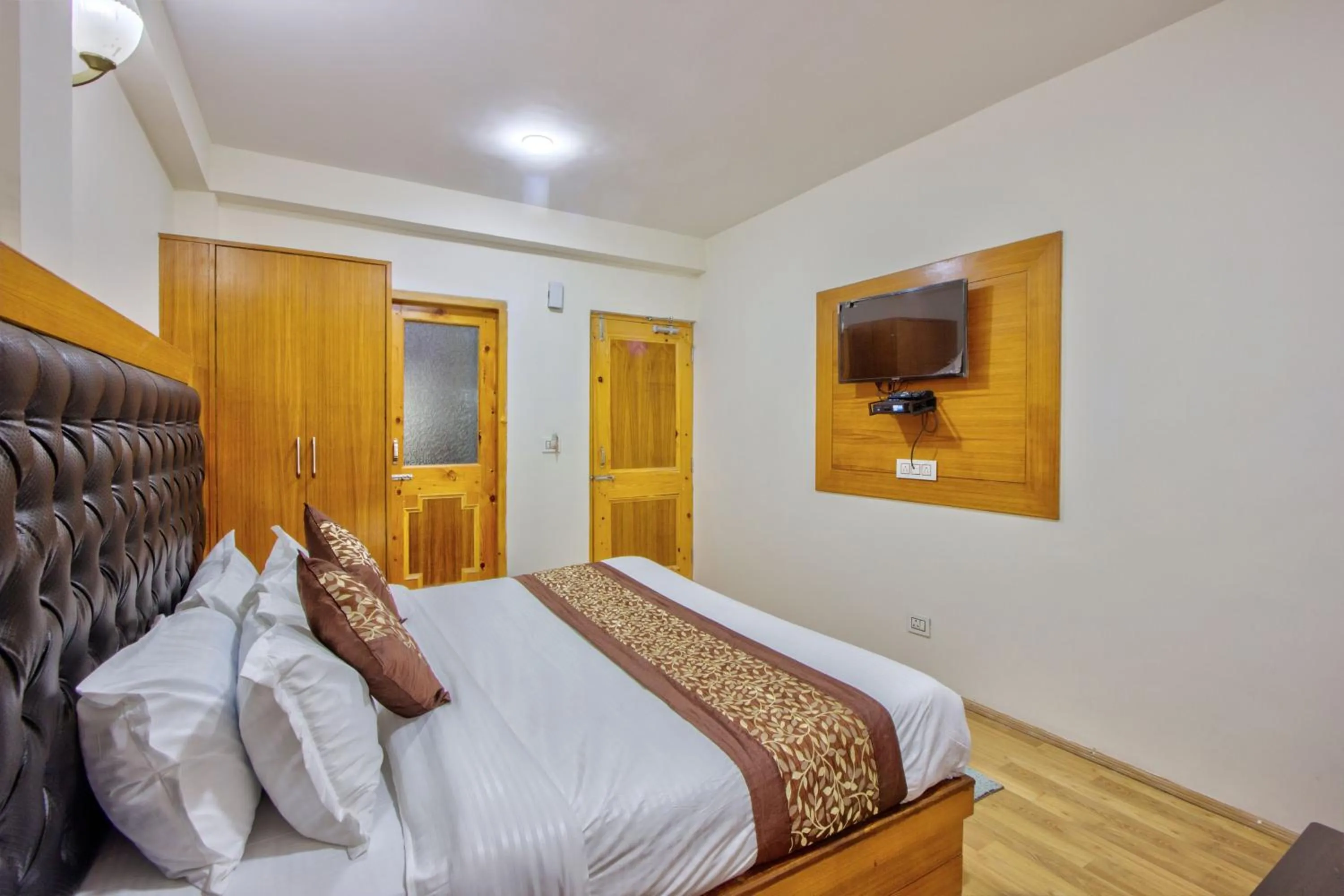 Bed in Thrill Nature Cottage