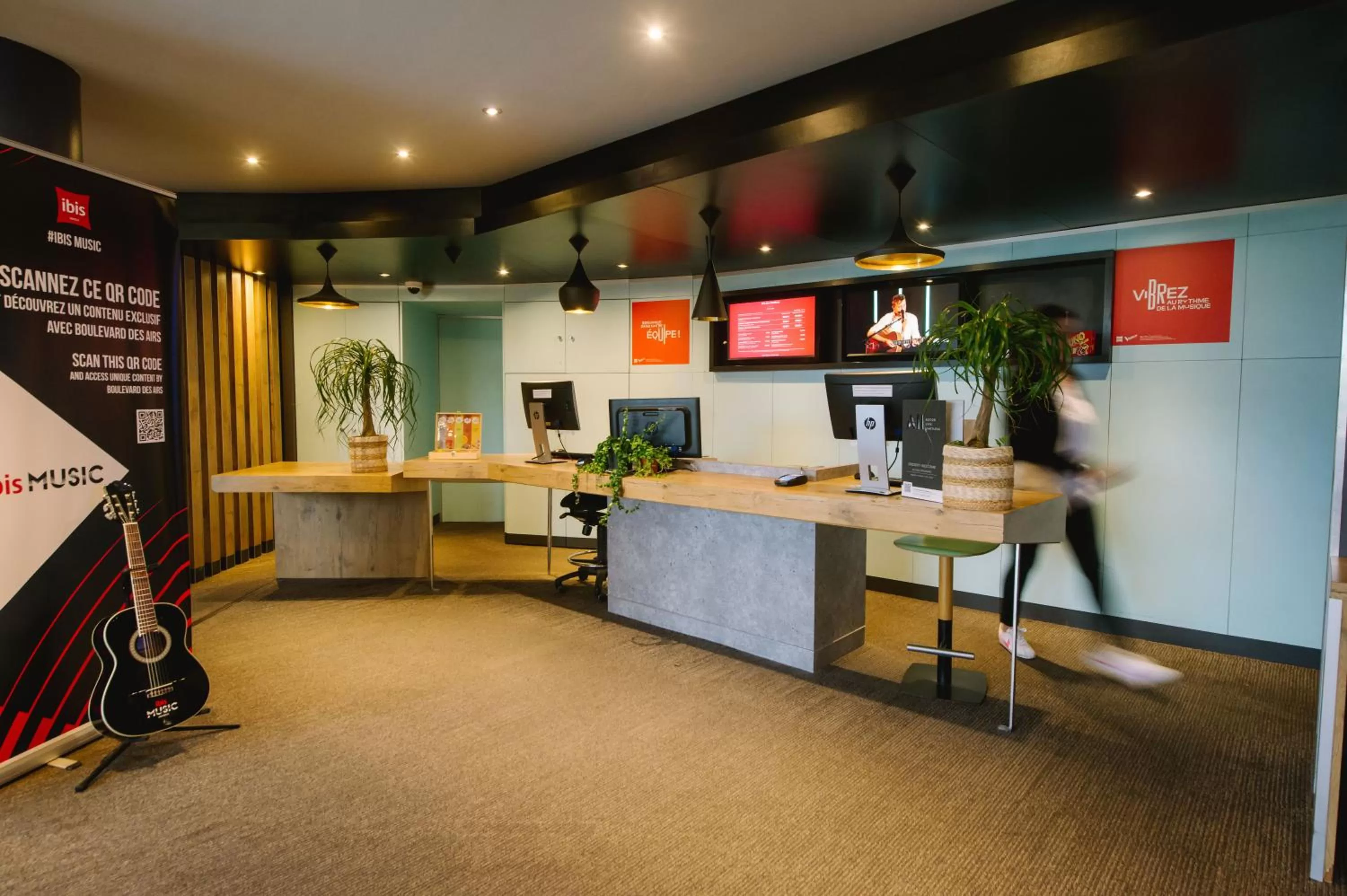 Lobby or reception in ibis Avignon Centre Gare