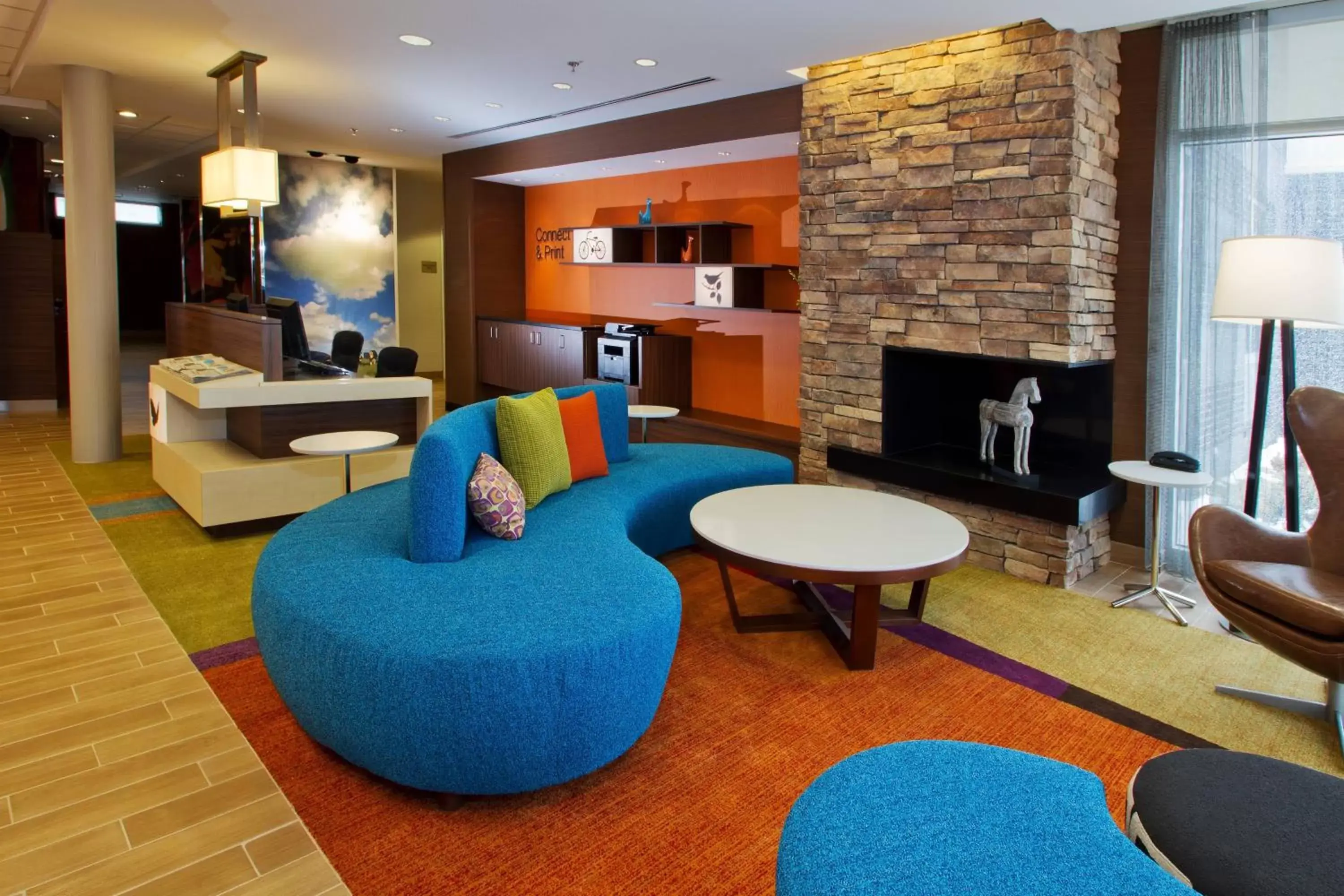 Lobby or reception, Seating Area in Fairfield Inn & Suites by Marriott Wentzville