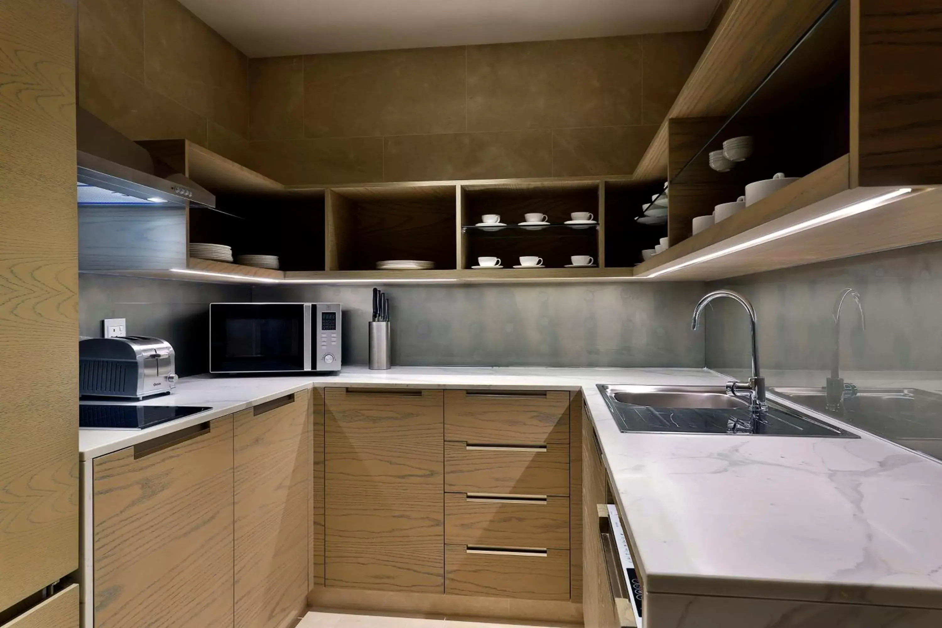 Kitchen or kitchenette, Kitchen/Kitchenette in Hilton Abu Dhabi Yas Island