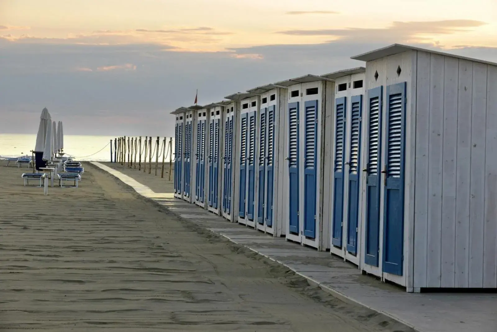 Beach in Grand Hotel Terme