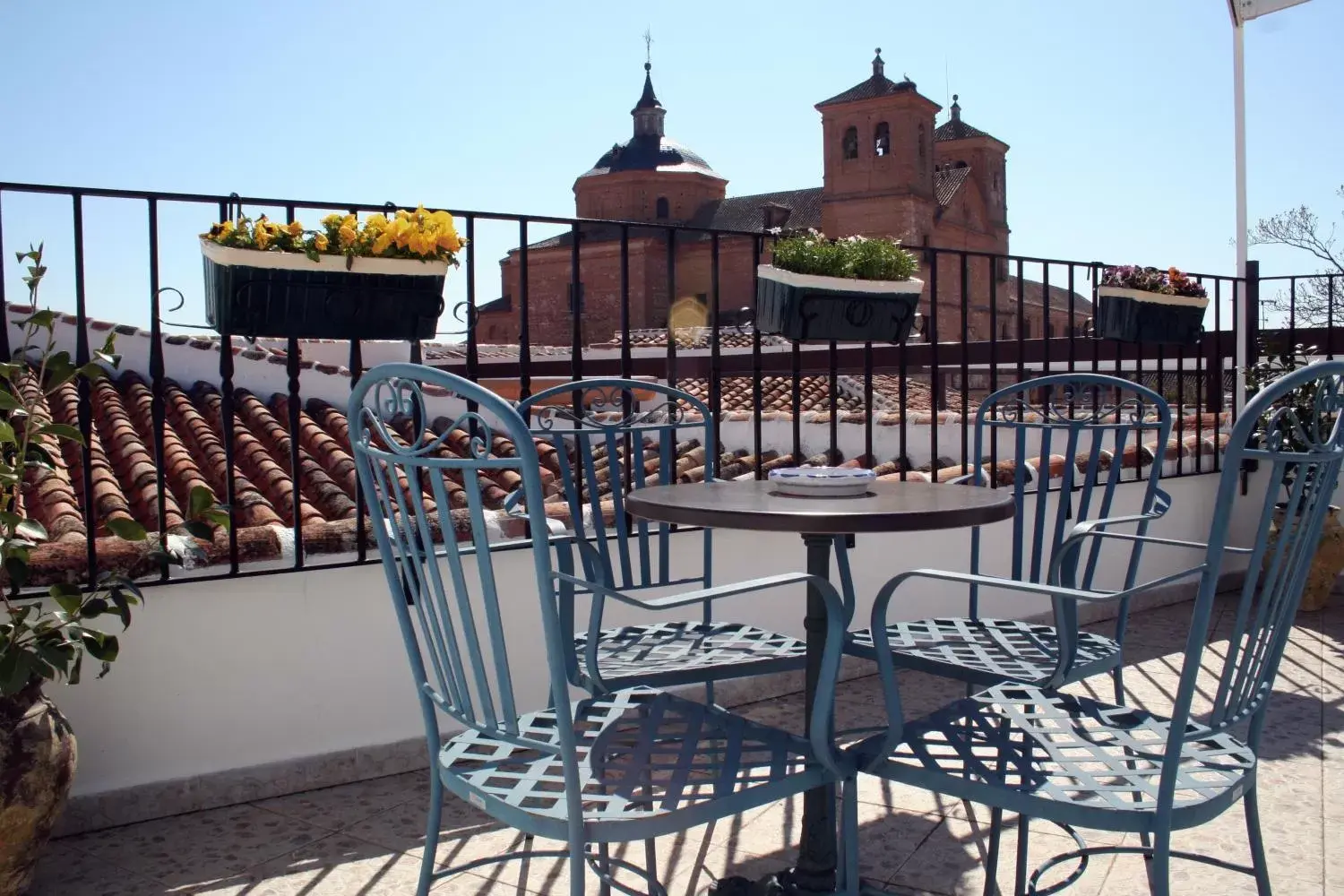 View (from property/room), Balcony/Terrace in Hotel Retiro del Maestre