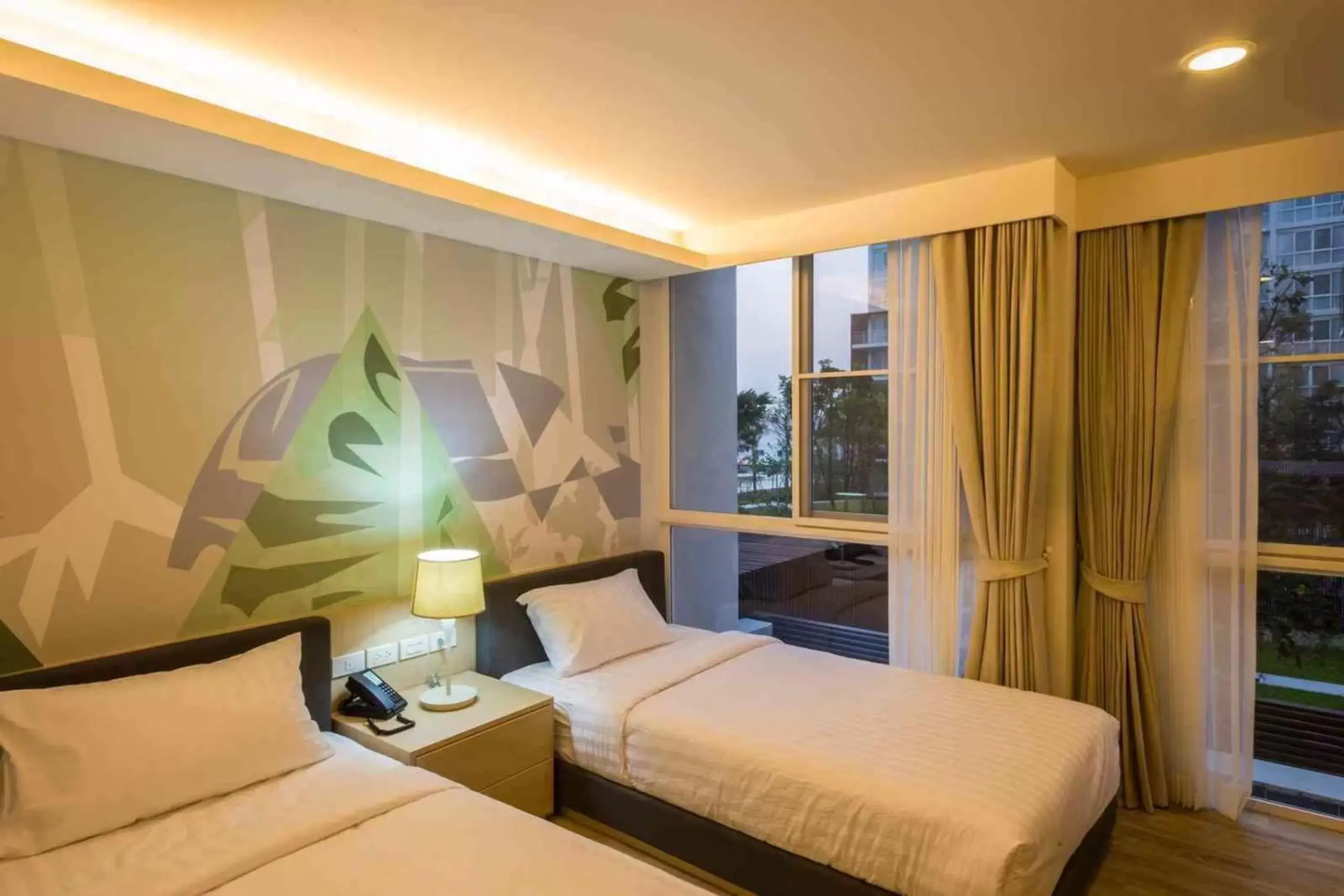 Bed in The Idle Hotel and Residence - SHA Plus Certified