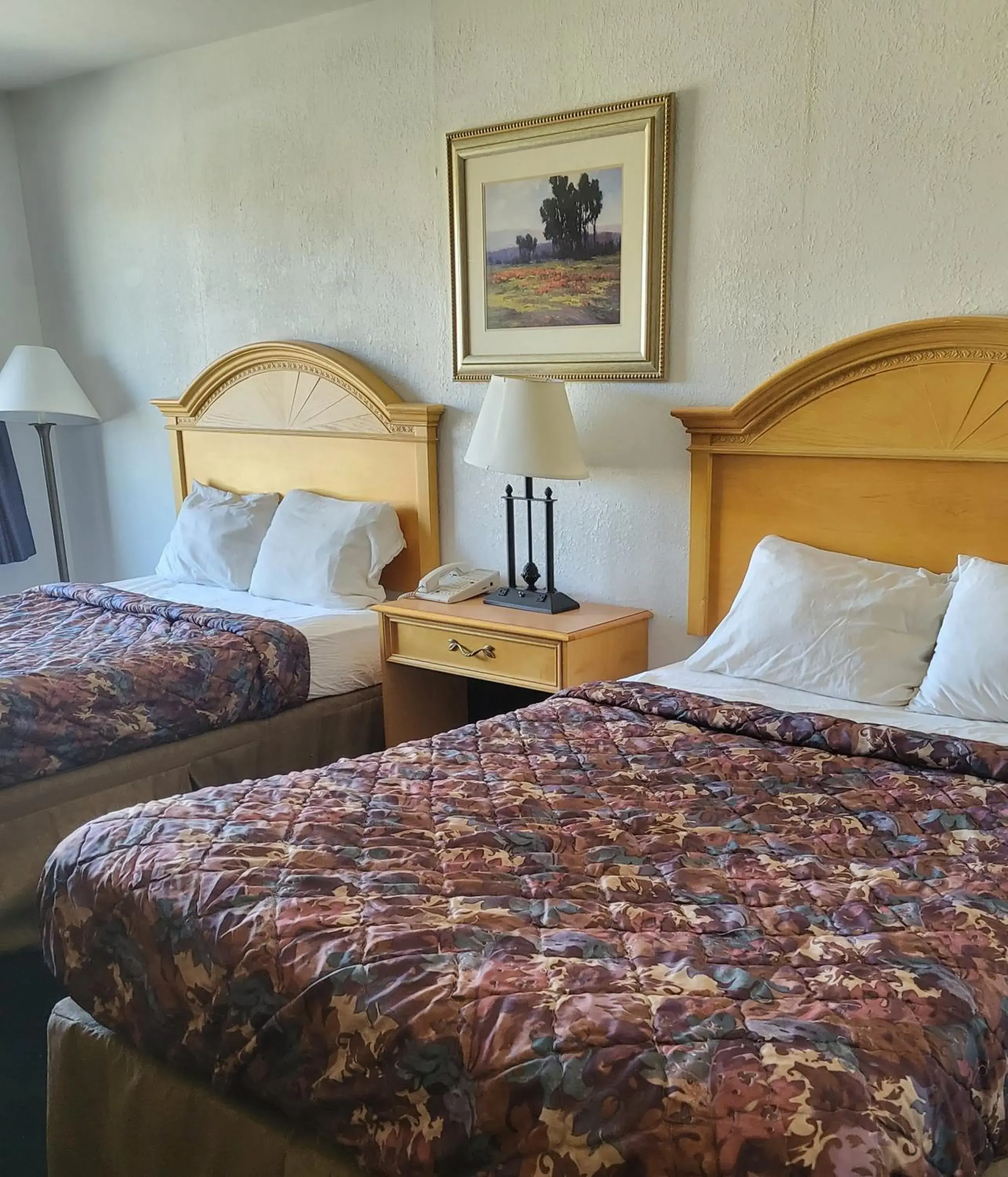 Bed in Rodeway Inn